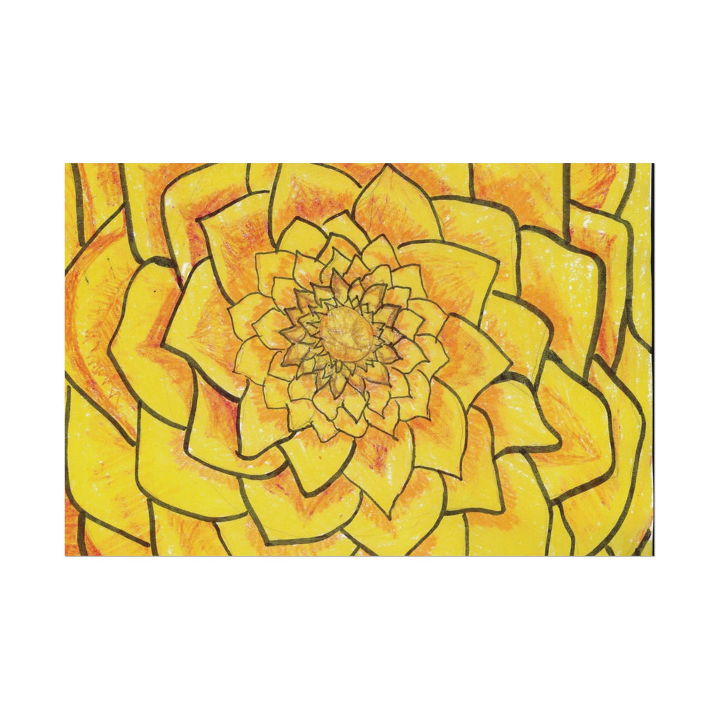 Open Edition Fine Art Print  Abstract Floral Wall Art  285gsm Museum Matte Paper  Large 20x30 Vertical Artwork Modern Botanical Decor