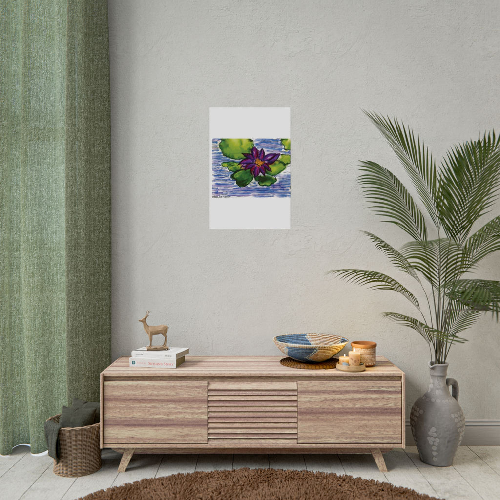Open Edition Fine Art Print  Abstract Floral Wall Art  285gsm Modern Botanical Decor