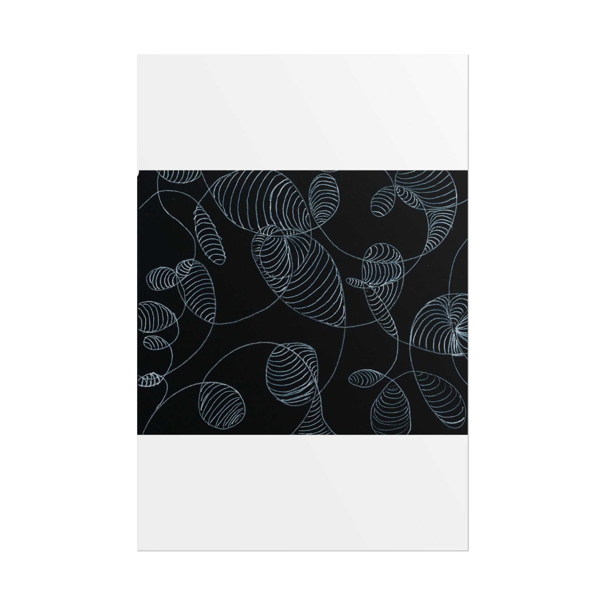 Open Edition Fine Art Print Collection Minimal Abstract Line Art Rolled Poster | 20x30