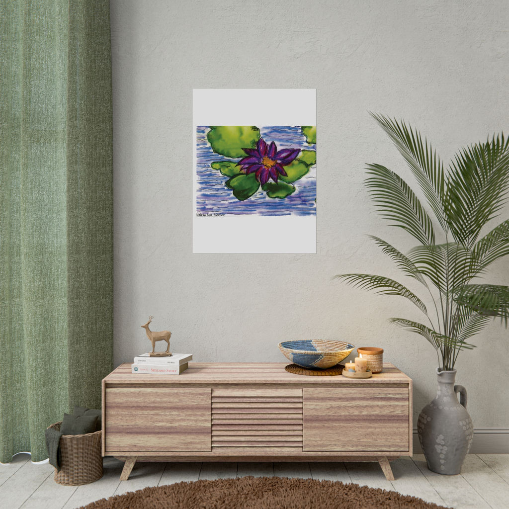 Open Edition Fine Art Print  Abstract Floral Wall Art  285gsm Modern Botanical Decor