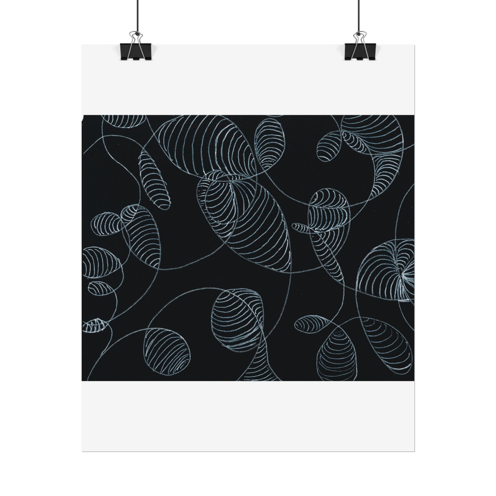 Open Edition Fine Art Print Collection Minimal Abstract Line Art Rolled Poster | 20x30