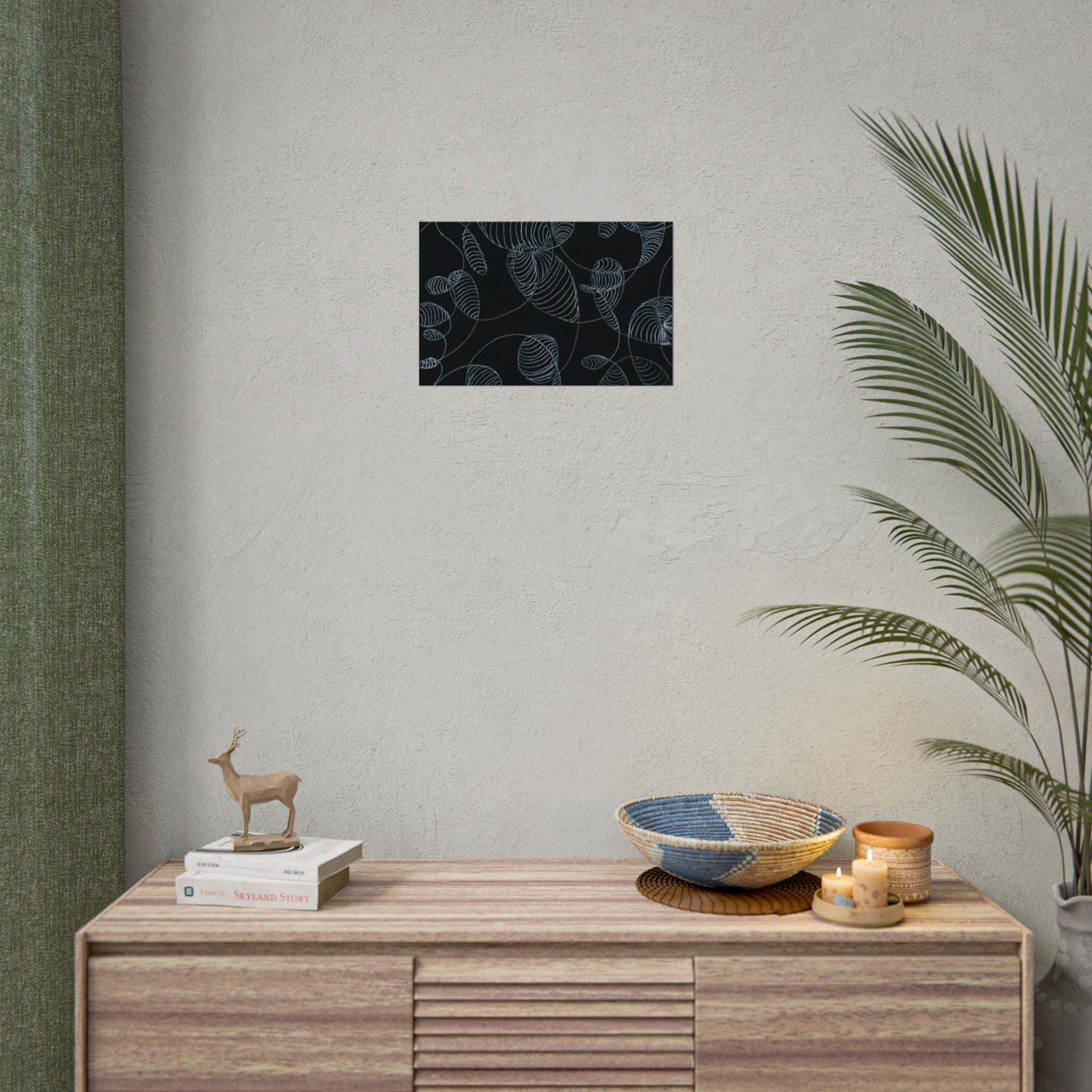 Open Edition Fine Art Print Collection Minimal Abstract Line Art Rolled Poster | 20x30