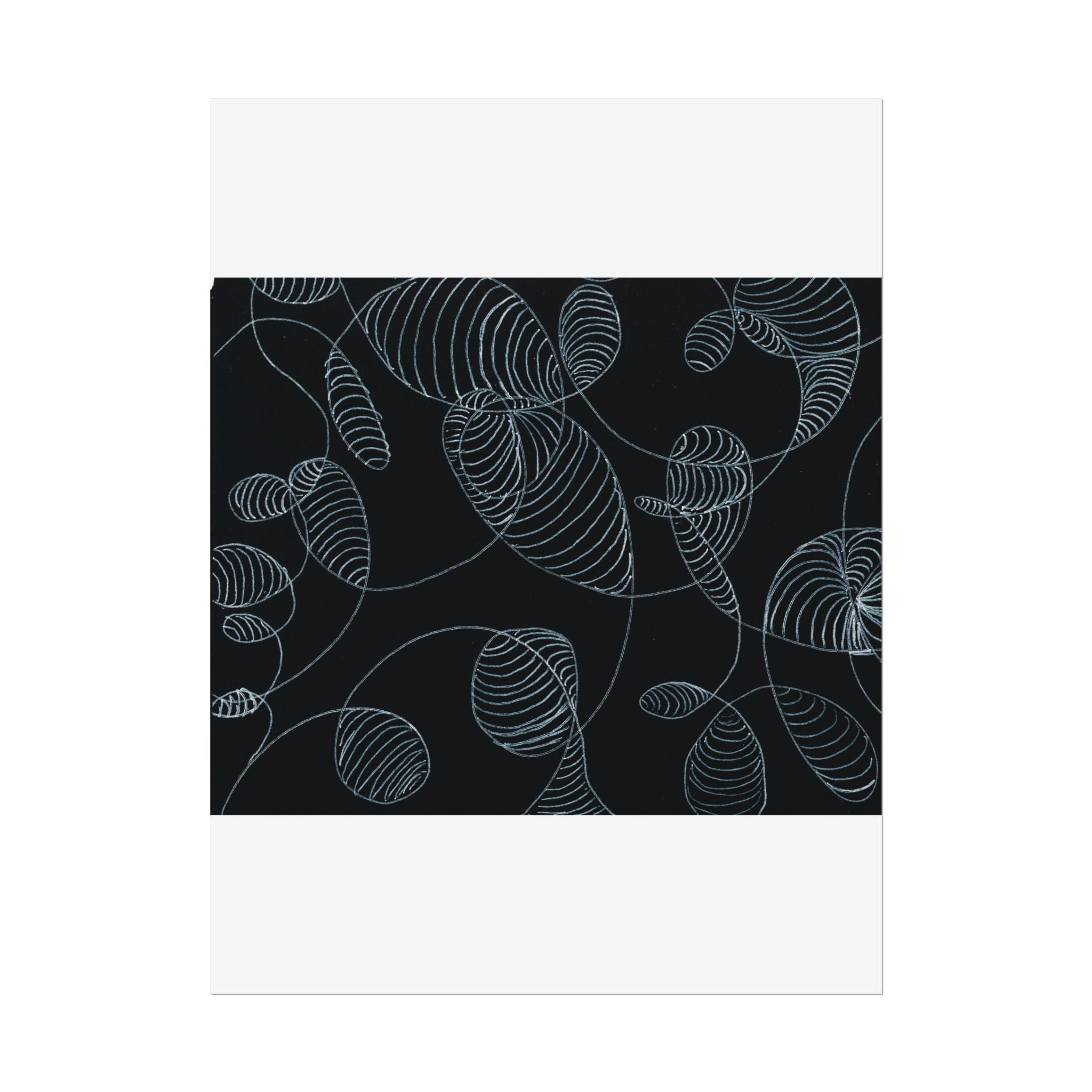 Open Edition Fine Art Print Collection Minimal Abstract Line Art Rolled Poster | 20x30