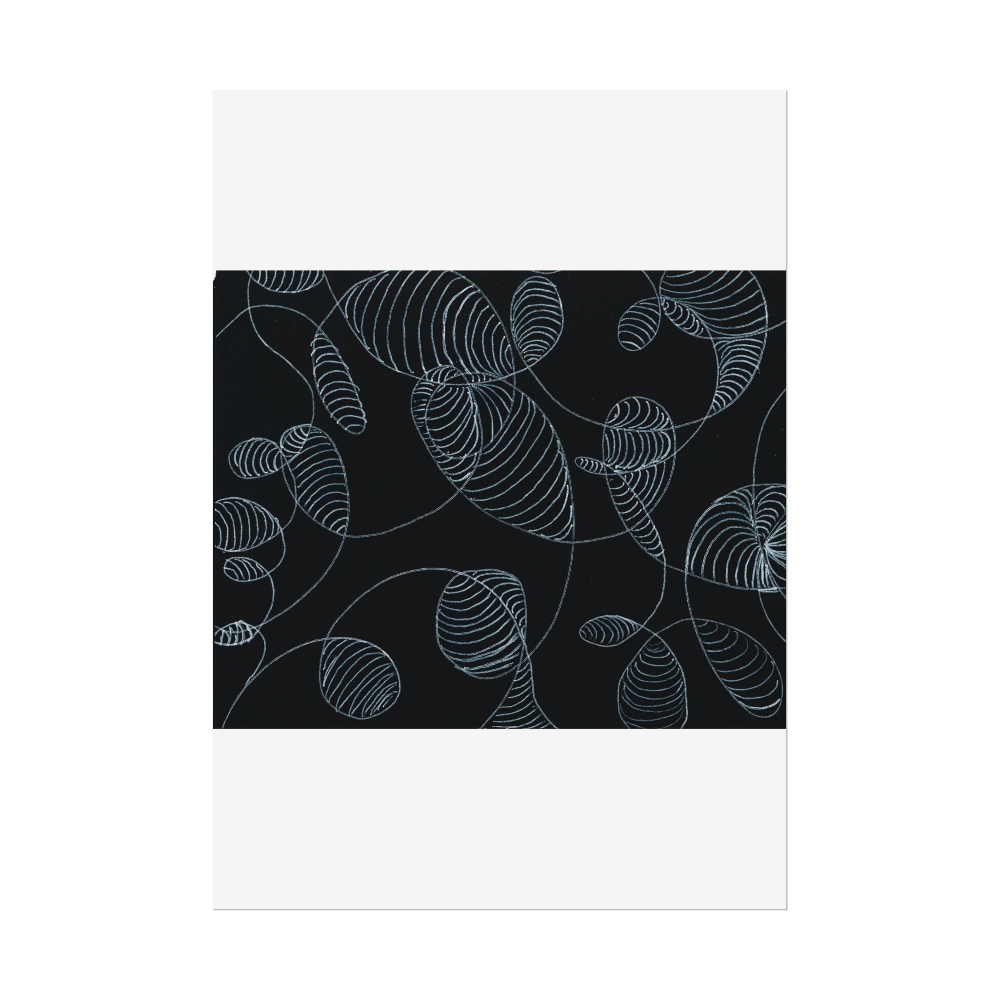 Open Edition Fine Art Print Collection Minimal Abstract Line Art Rolled Poster | 20x30