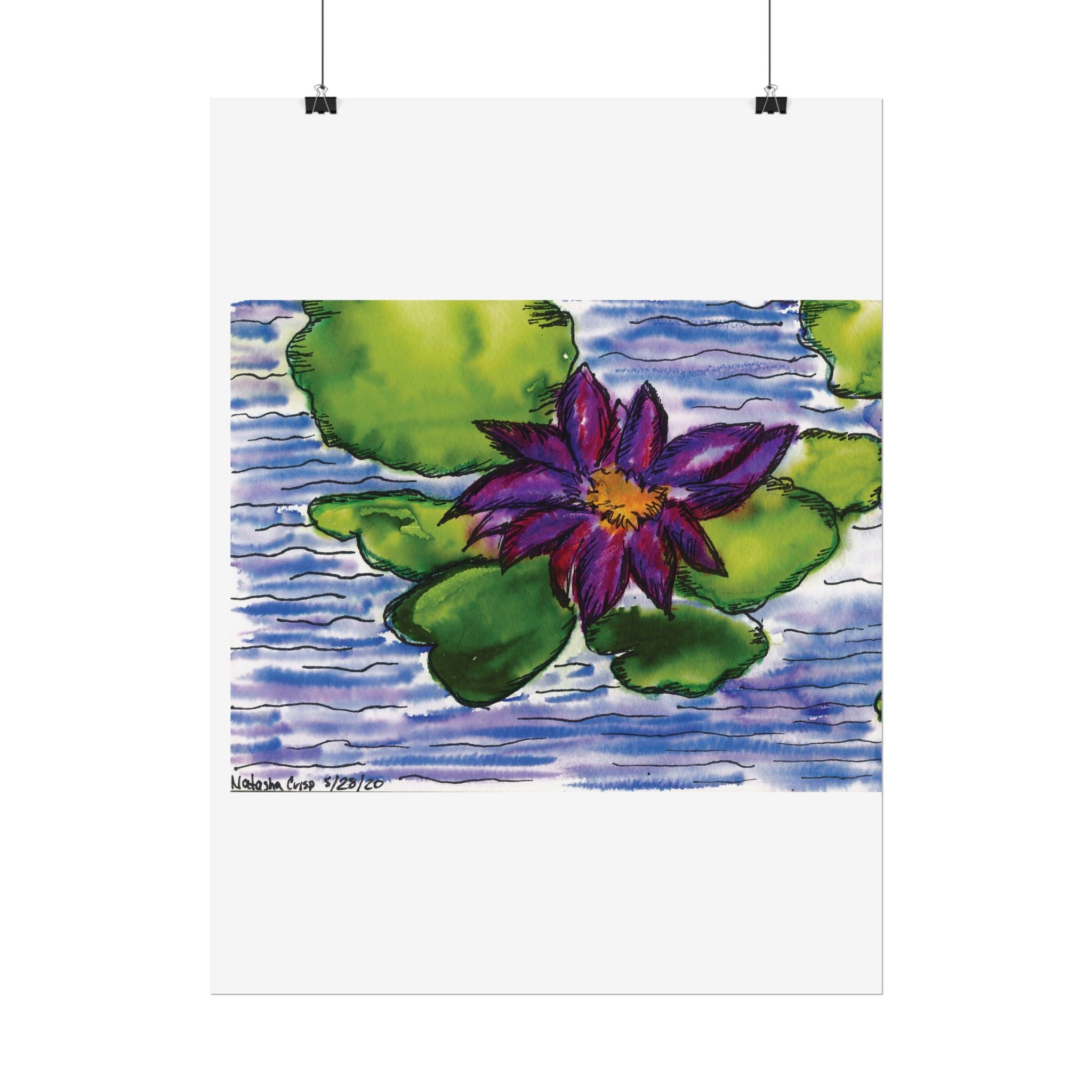 Open Edition Fine Art Print  Abstract Floral Wall Art  285gsm Modern Botanical Decor