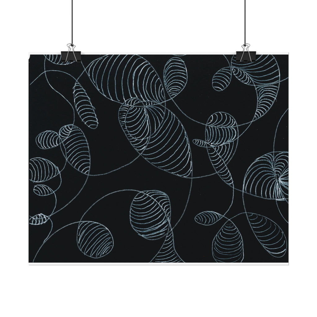 Open Edition Fine Art Print Collection Minimal Abstract Line Art Rolled Poster | 20x30