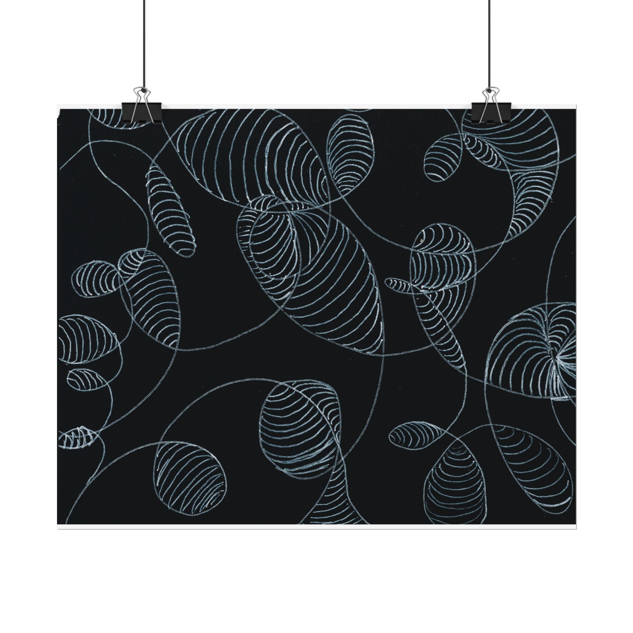 Open Edition Fine Art Print Collection Minimal Abstract Line Art Rolled Poster | 20x30