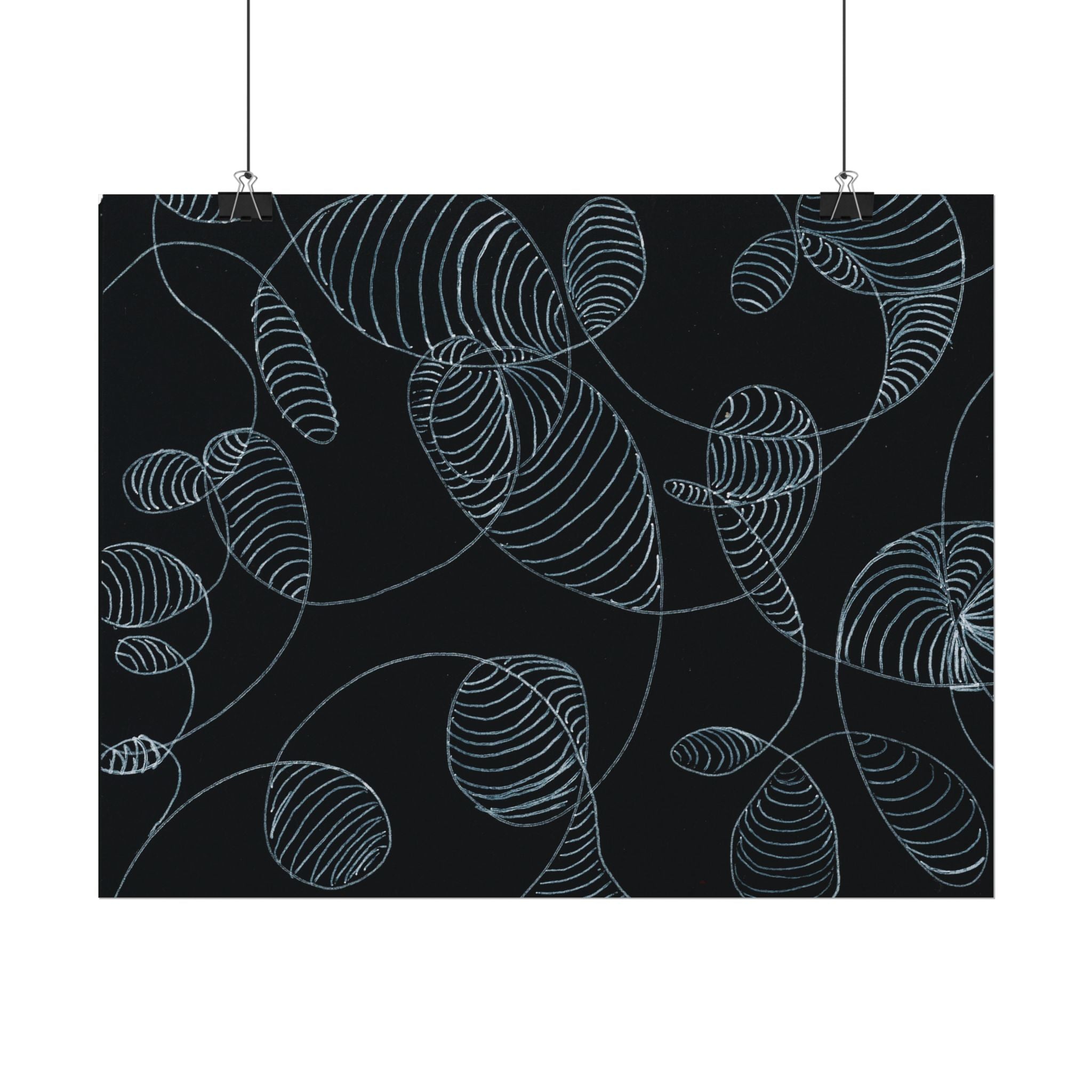 Open Edition Fine Art Print Collection Minimal Abstract Line Art Rolled Poster | 20x30
