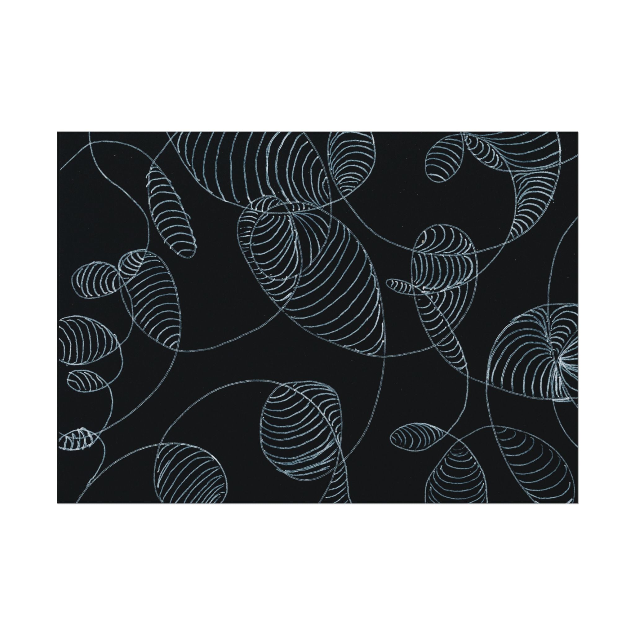 Open Edition Fine Art Print Collection Minimal Abstract Line Art Rolled Poster | 20x30