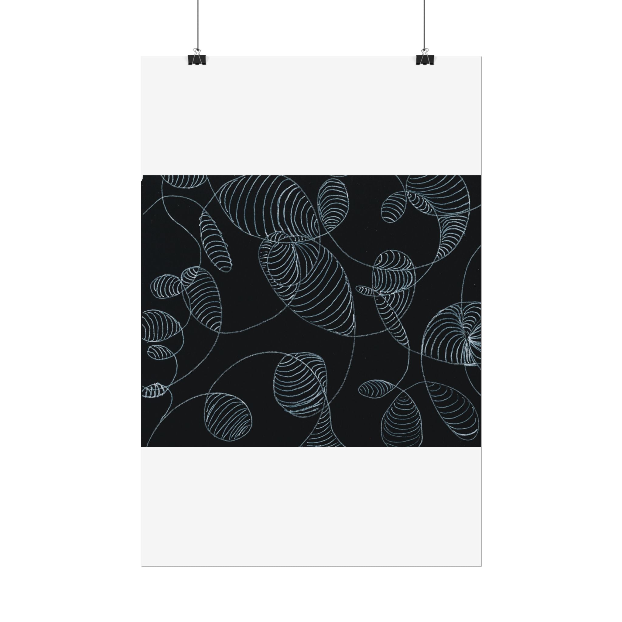 Open Edition Fine Art Print Collection Minimal Abstract Line Art Rolled Poster | 20x30