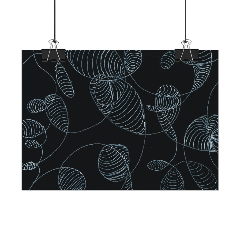 Open Edition Fine Art Print Collection Minimal Abstract Line Art Rolled Poster | 20x30