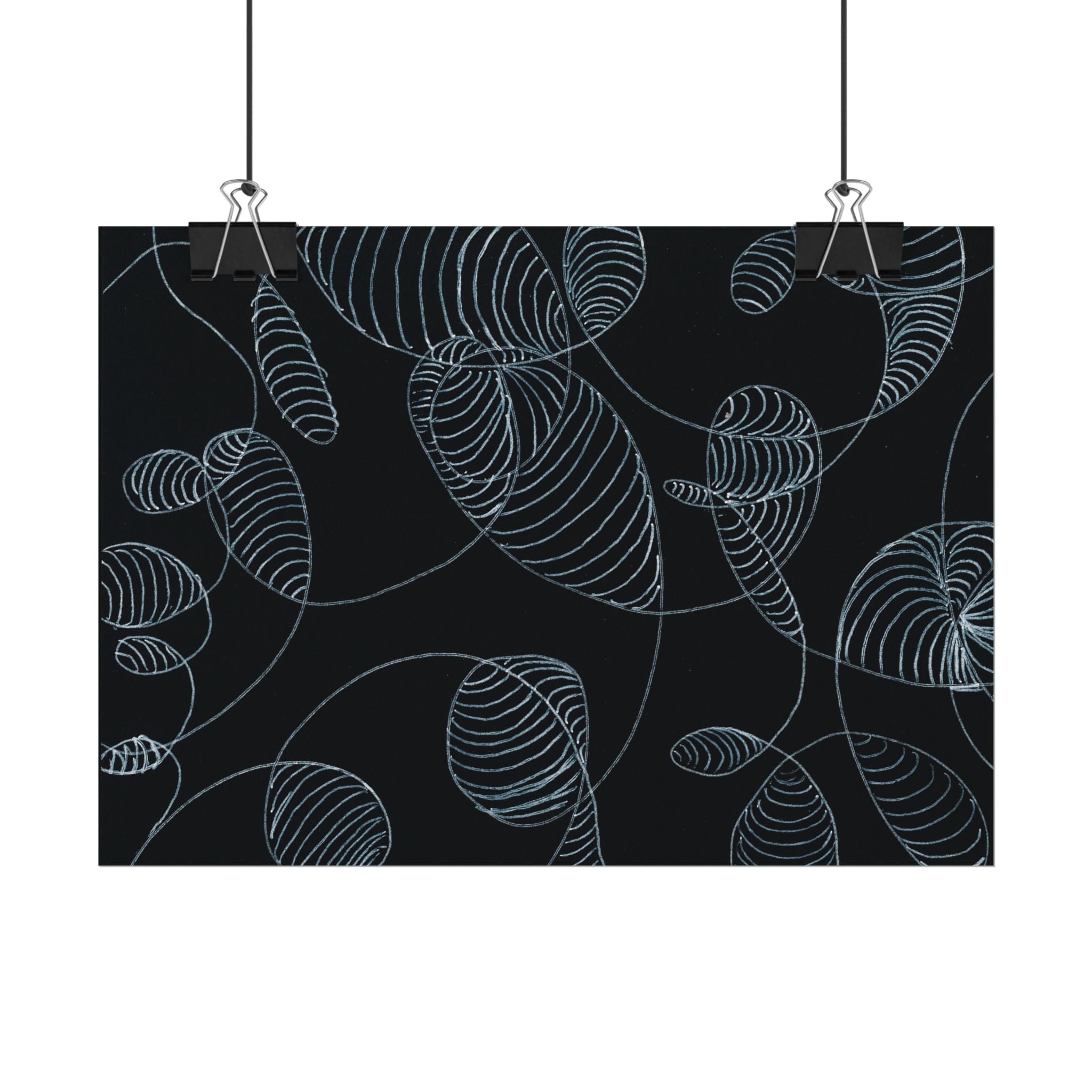 Open Edition Fine Art Print Collection Minimal Abstract Line Art Rolled Poster | 20x30