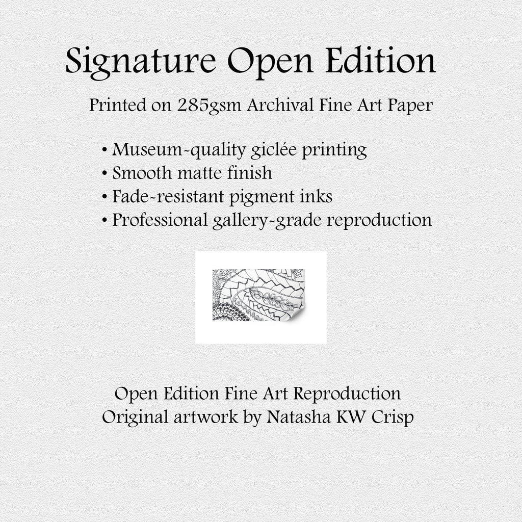 Open Edition Fine Art Print  Abstract Wall Art  285gsm Museum