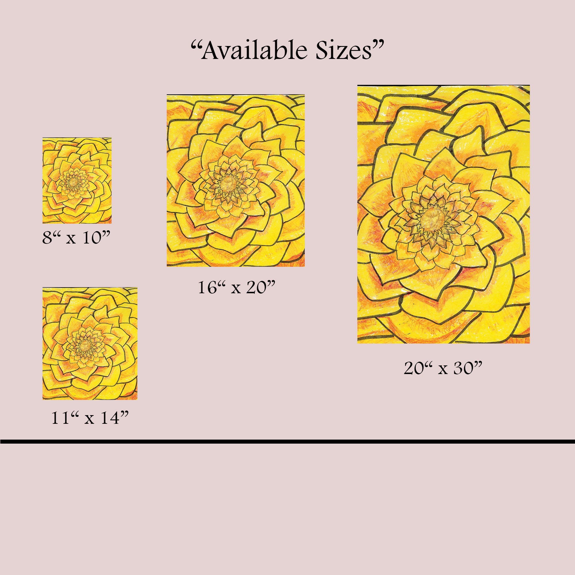 Open Edition Fine Art Print  Abstract Floral Wall Art  285gsm Museum Matte Paper  Large 20x30 Vertical Artwork Modern Botanical Decor