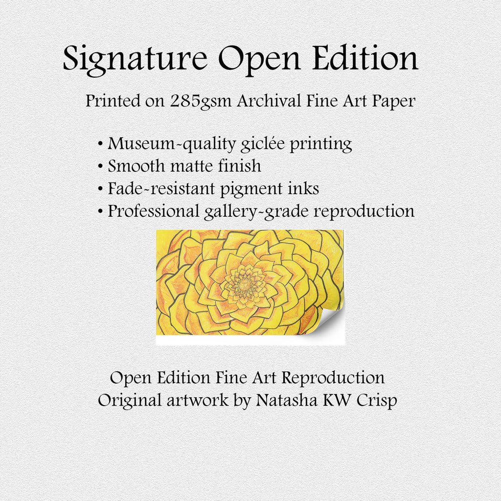 Open Edition Fine Art Print  Abstract Floral Wall Art  285gsm Museum Matte Paper  Large 20x30 Vertical Artwork Modern Botanical Decor