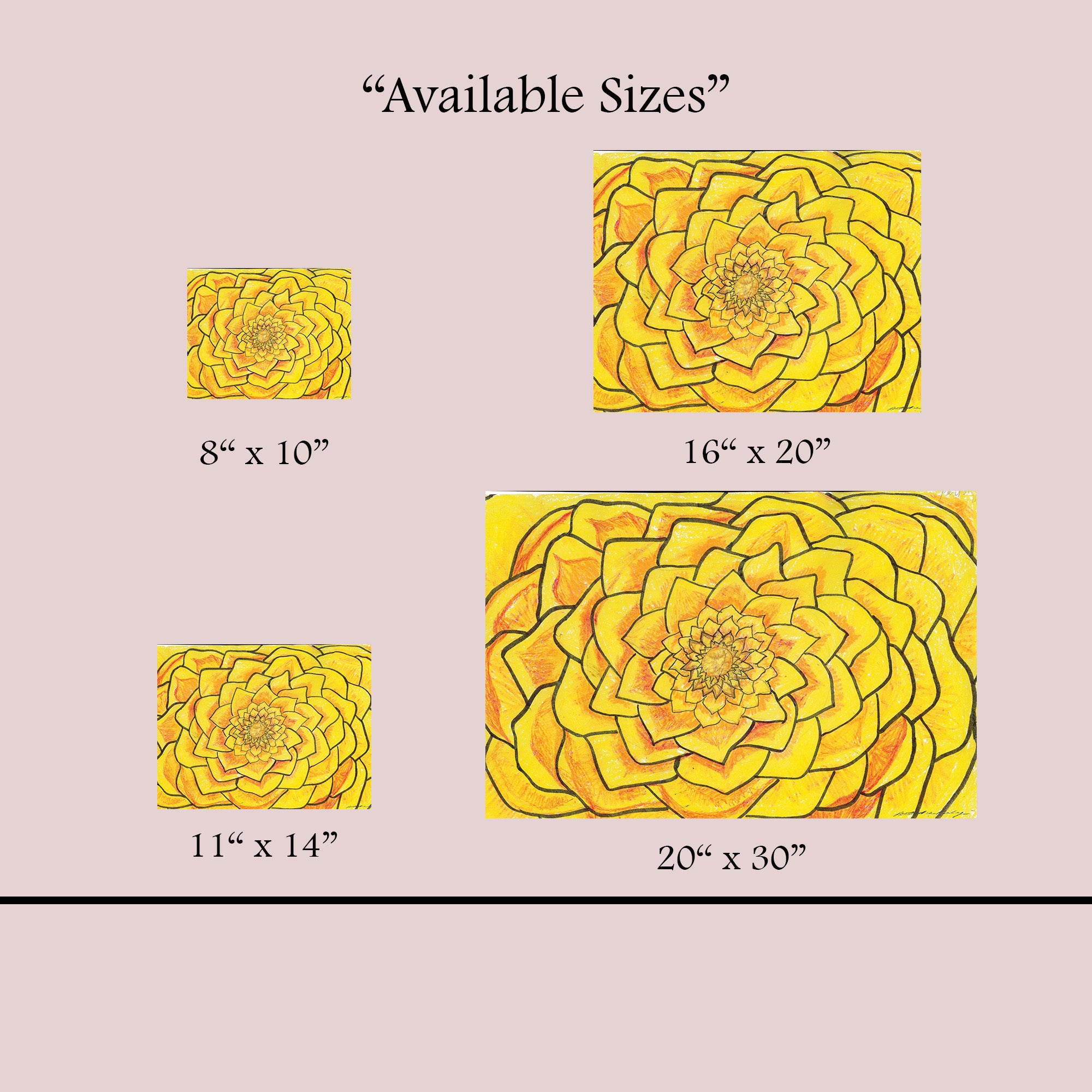 Open Edition Fine Art Print  Abstract Floral Wall Art  285gsm Museum Matte Paper  Large 20x30 Vertical Artwork Modern Botanical Decor