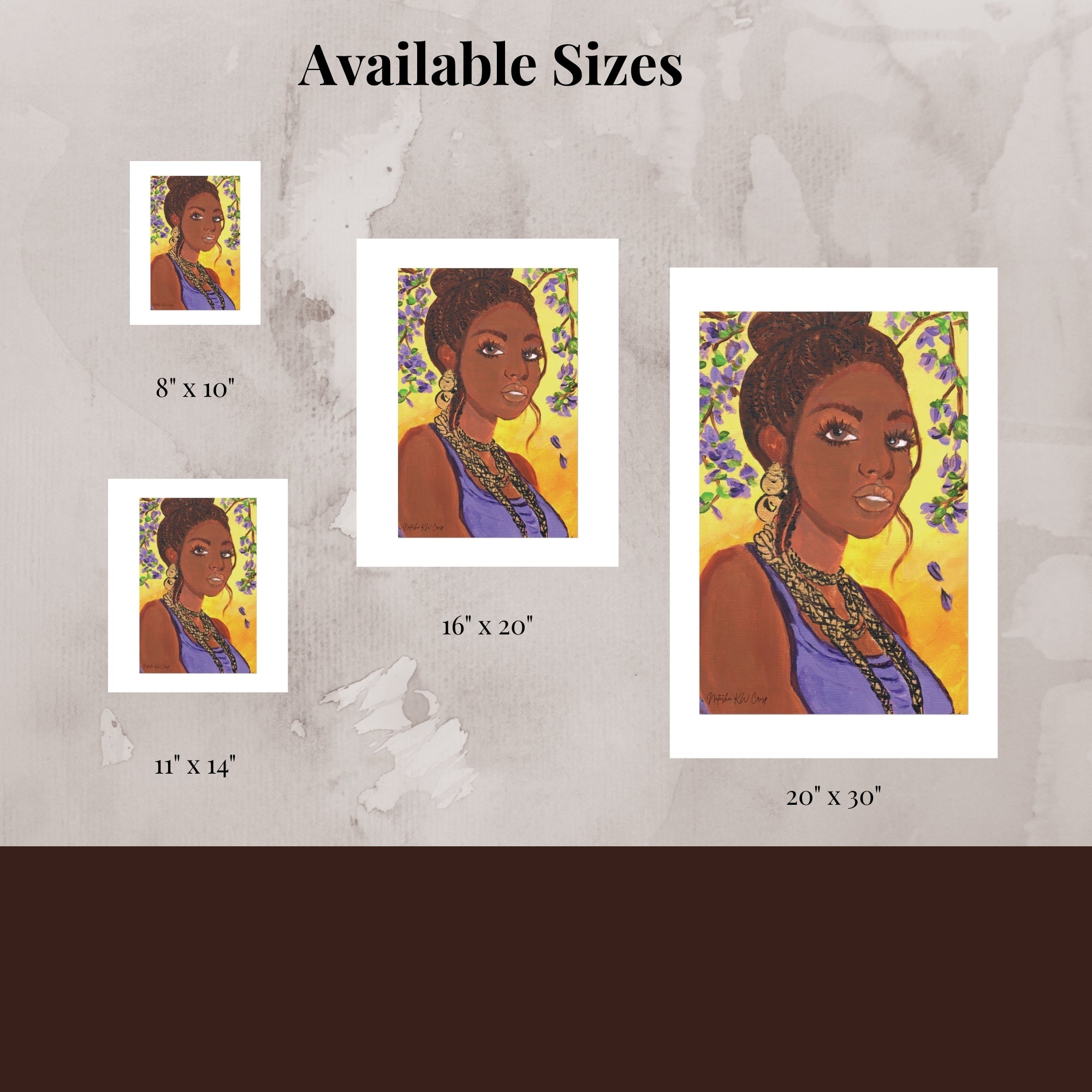Limited Edition Fine Art Print   285gsm Modern  Decor "Lavender"