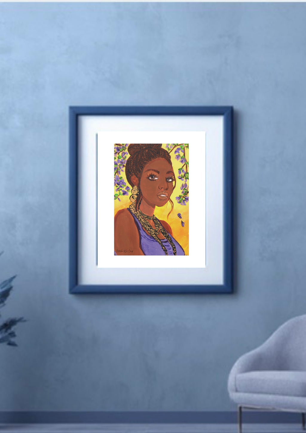 Limited Edition Fine Art Print   285gsm Modern  Decor "Lavender"
