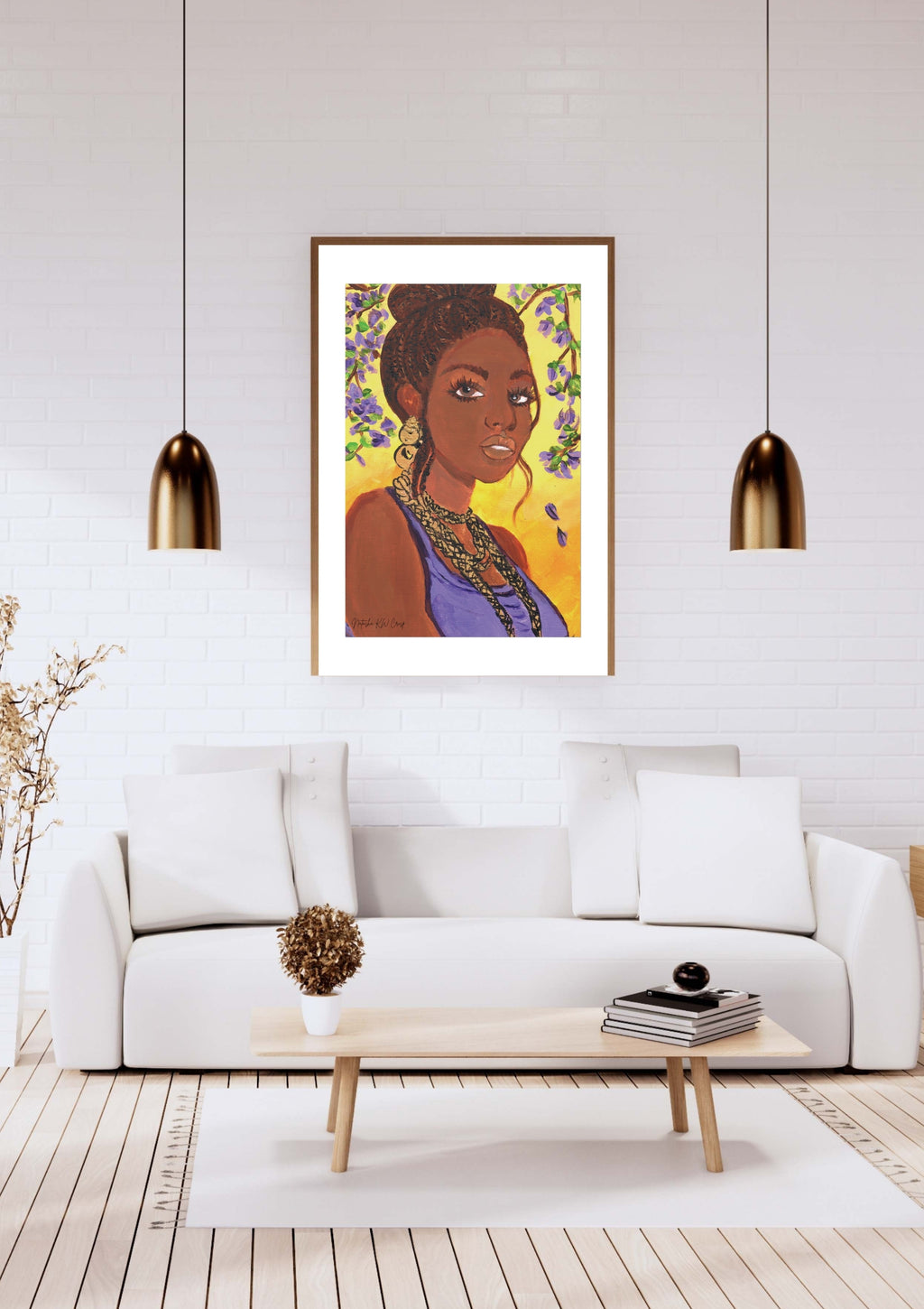 Limited Edition Fine Art Print   285gsm Modern  Decor "Lavender"