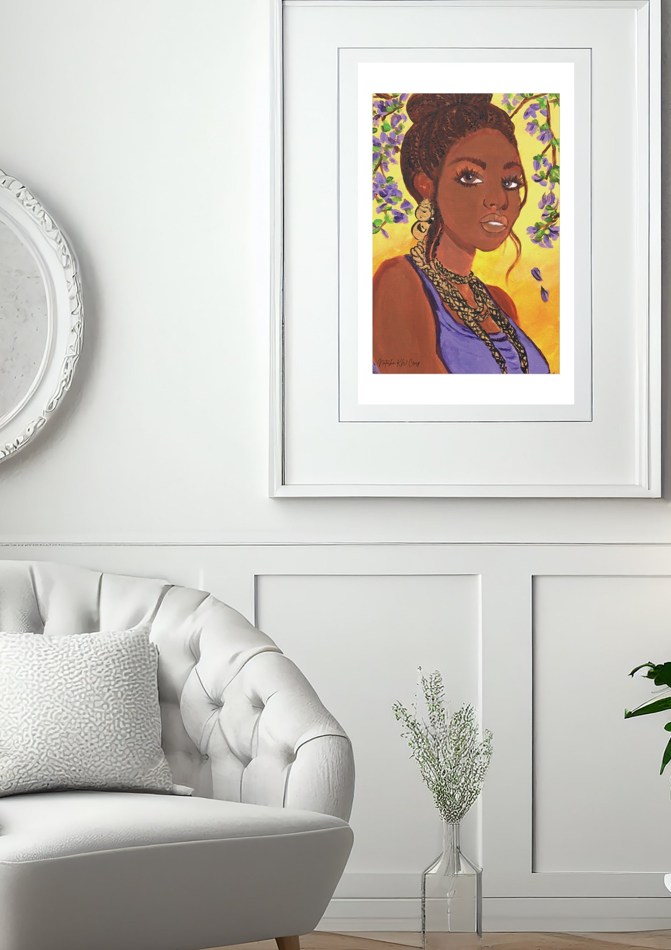 Limited Edition Fine Art Print   285gsm Modern  Decor "Lavender"