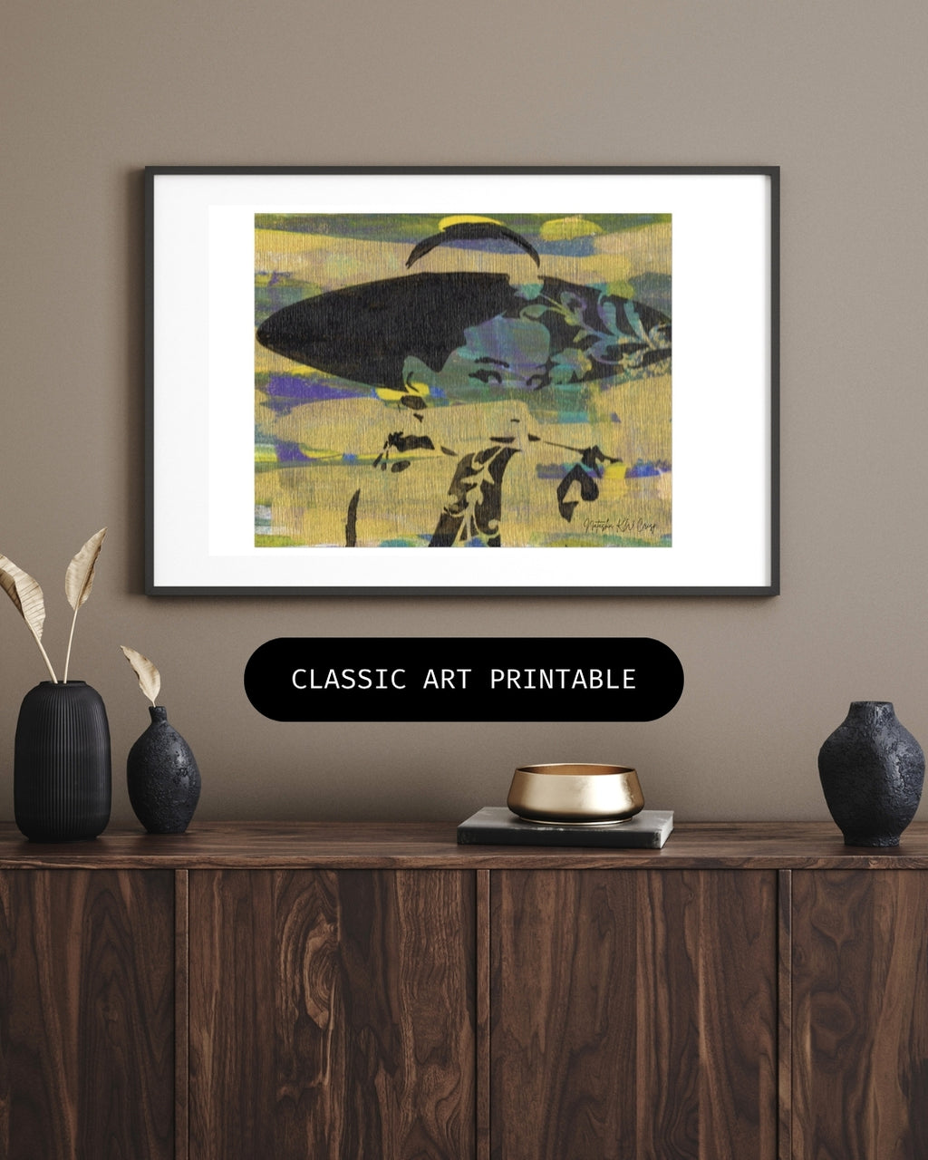 Limited Edition Fine Art Print   285gsm Modern  Decor "Tiffany"