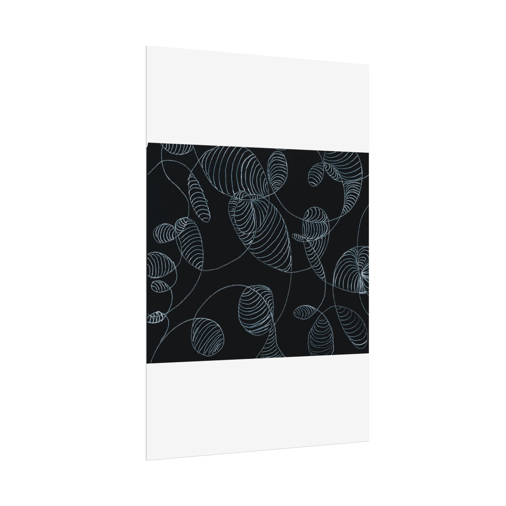 Open Edition Fine Art Print Collection Minimal Abstract Line Art Rolled Poster | 20x30