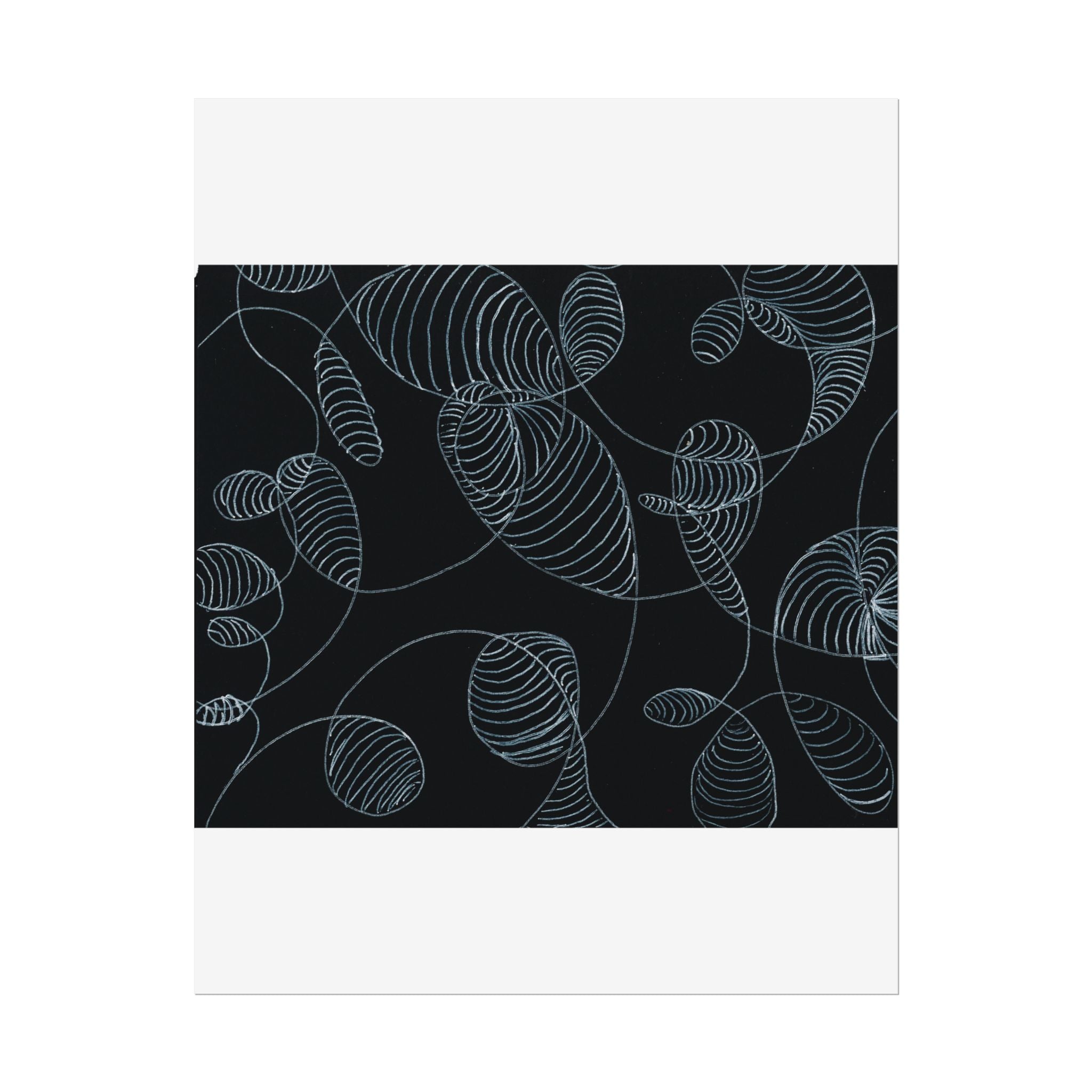 Open Edition Fine Art Print Collection Minimal Abstract Line Art Rolled Poster | 20x30