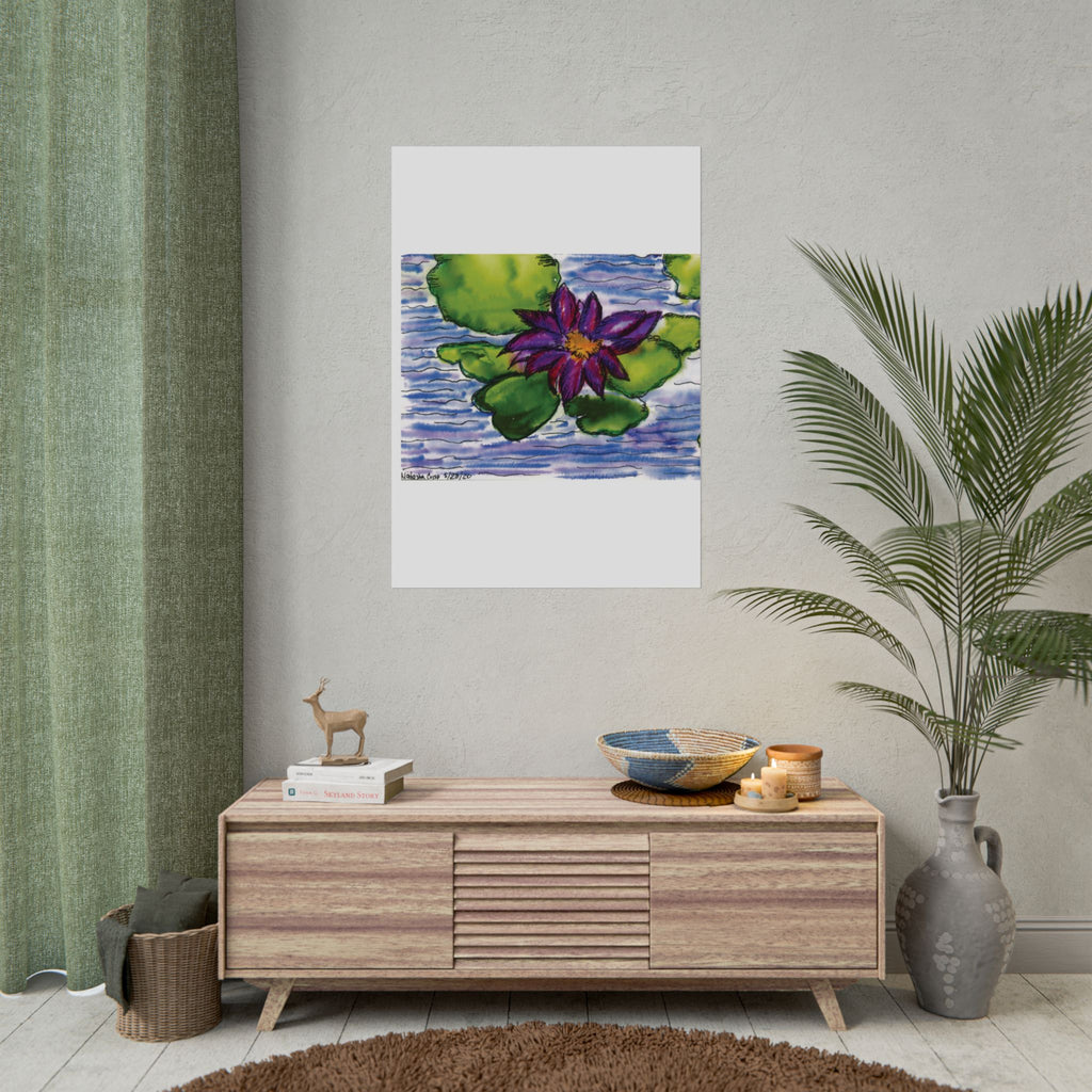 Open Edition Fine Art Print  Abstract Floral Wall Art  285gsm Modern Botanical Decor