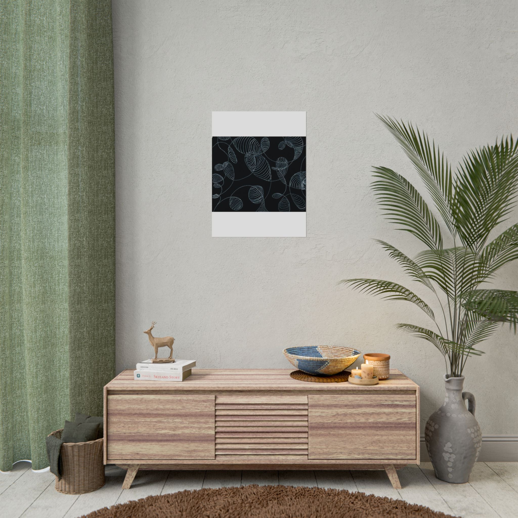 Open Edition Fine Art Print Collection Minimal Abstract Line Art Rolled Poster | 20x30