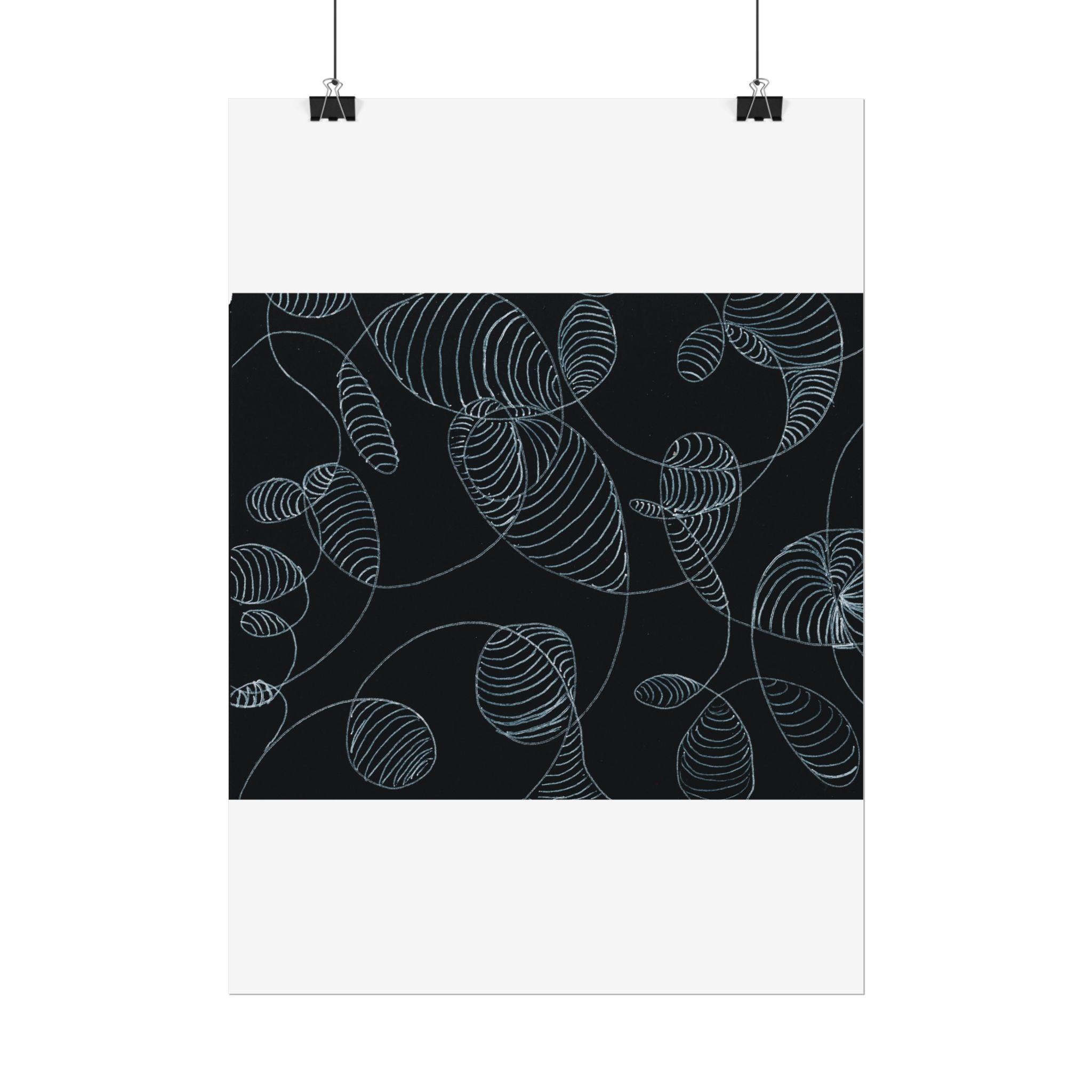 Open Edition Fine Art Print Collection Minimal Abstract Line Art Rolled Poster | 20x30