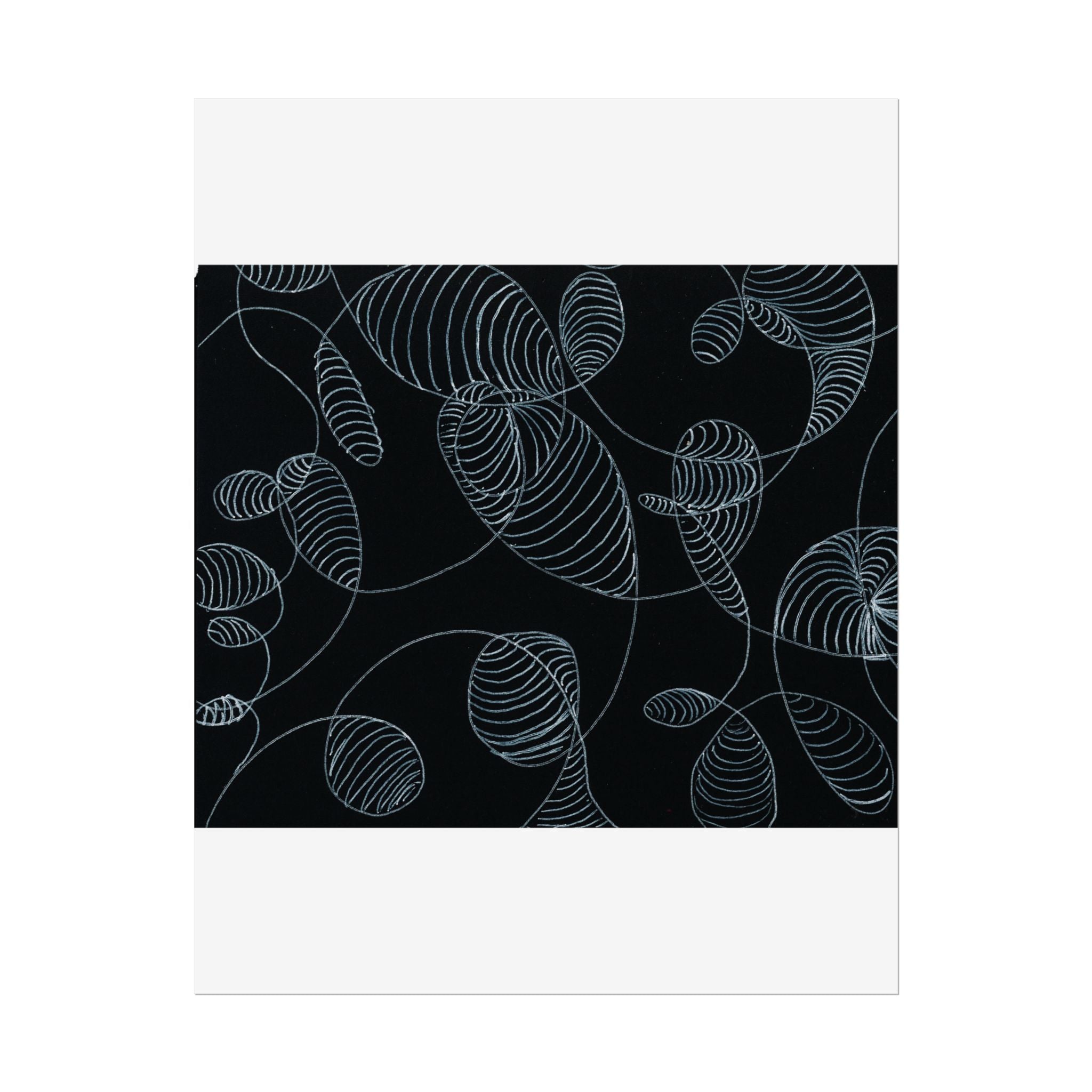 Open Edition Fine Art Print Collection Minimal Abstract Line Art Rolled Poster | 20x30