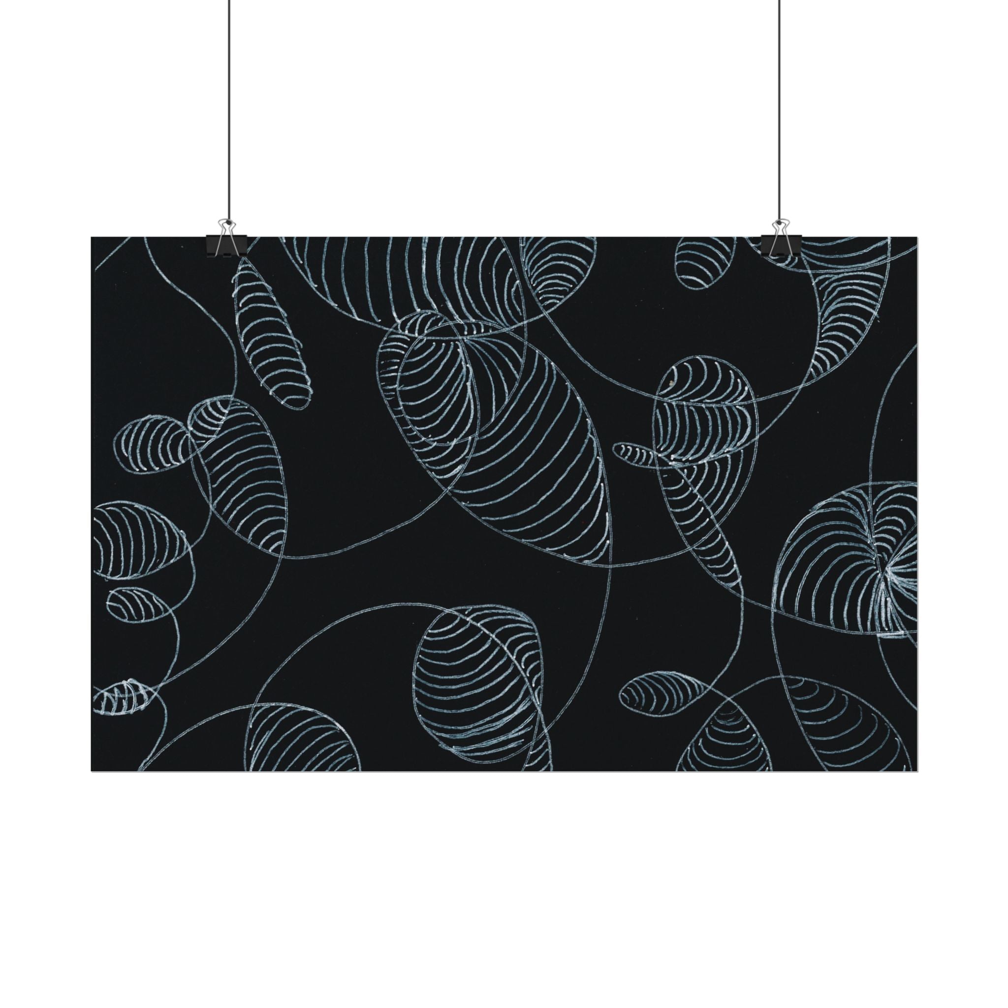 Open Edition Fine Art Print Collection Minimal Abstract Line Art Rolled Poster | 20x30