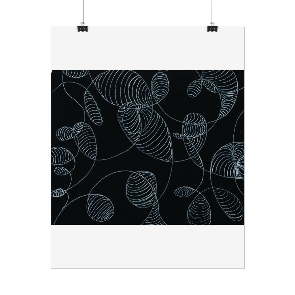 Open Edition Fine Art Print Collection Minimal Abstract Line Art Rolled Poster | 20x30