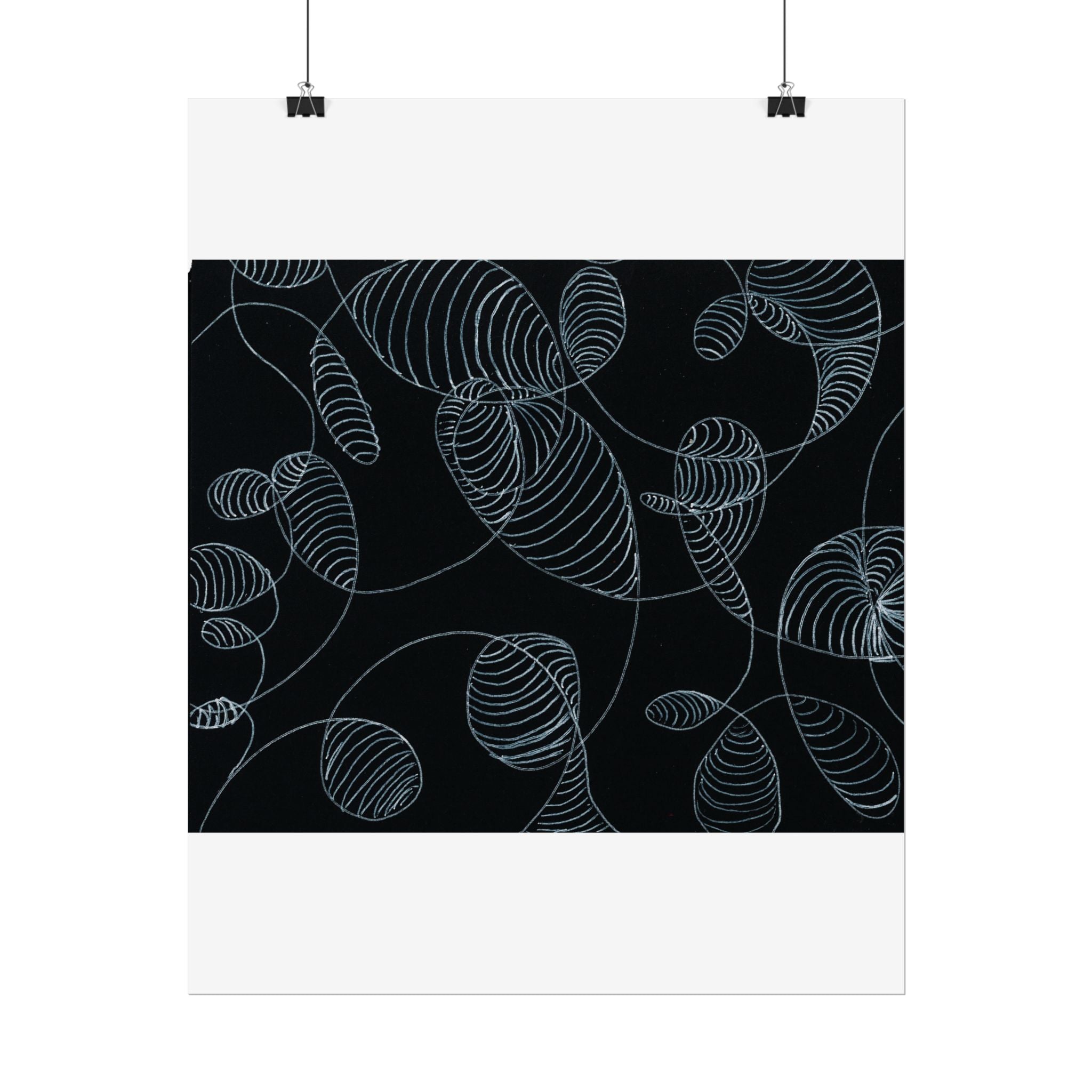Open Edition Fine Art Print Collection Minimal Abstract Line Art Rolled Poster | 20x30