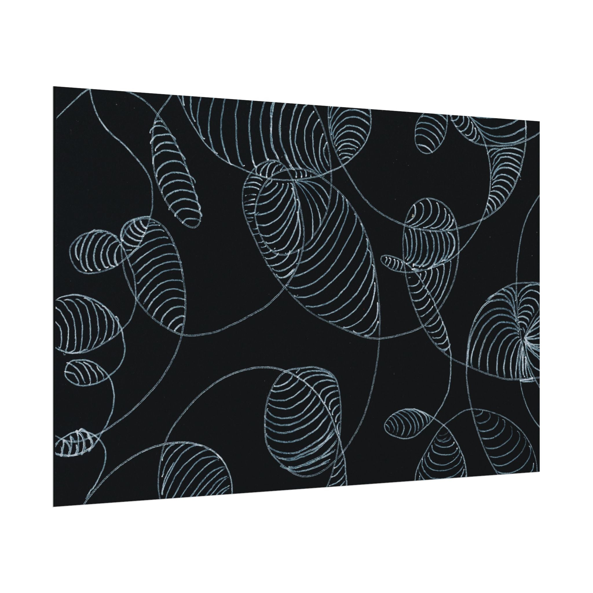 Open Edition Fine Art Print Collection Minimal Abstract Line Art Rolled Poster | 20x30