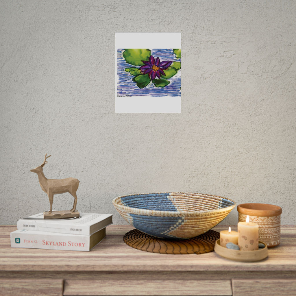 Open Edition Fine Art Print  Abstract Floral Wall Art  285gsm Modern Botanical Decor