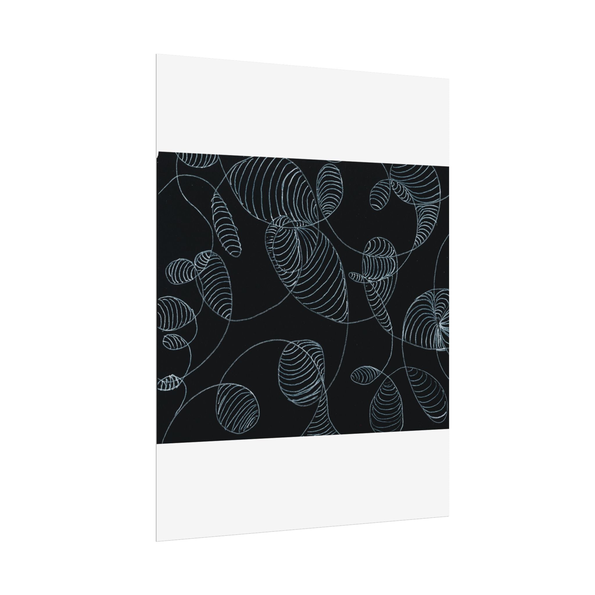 Open Edition Fine Art Print Collection Minimal Abstract Line Art Rolled Poster | 20x30