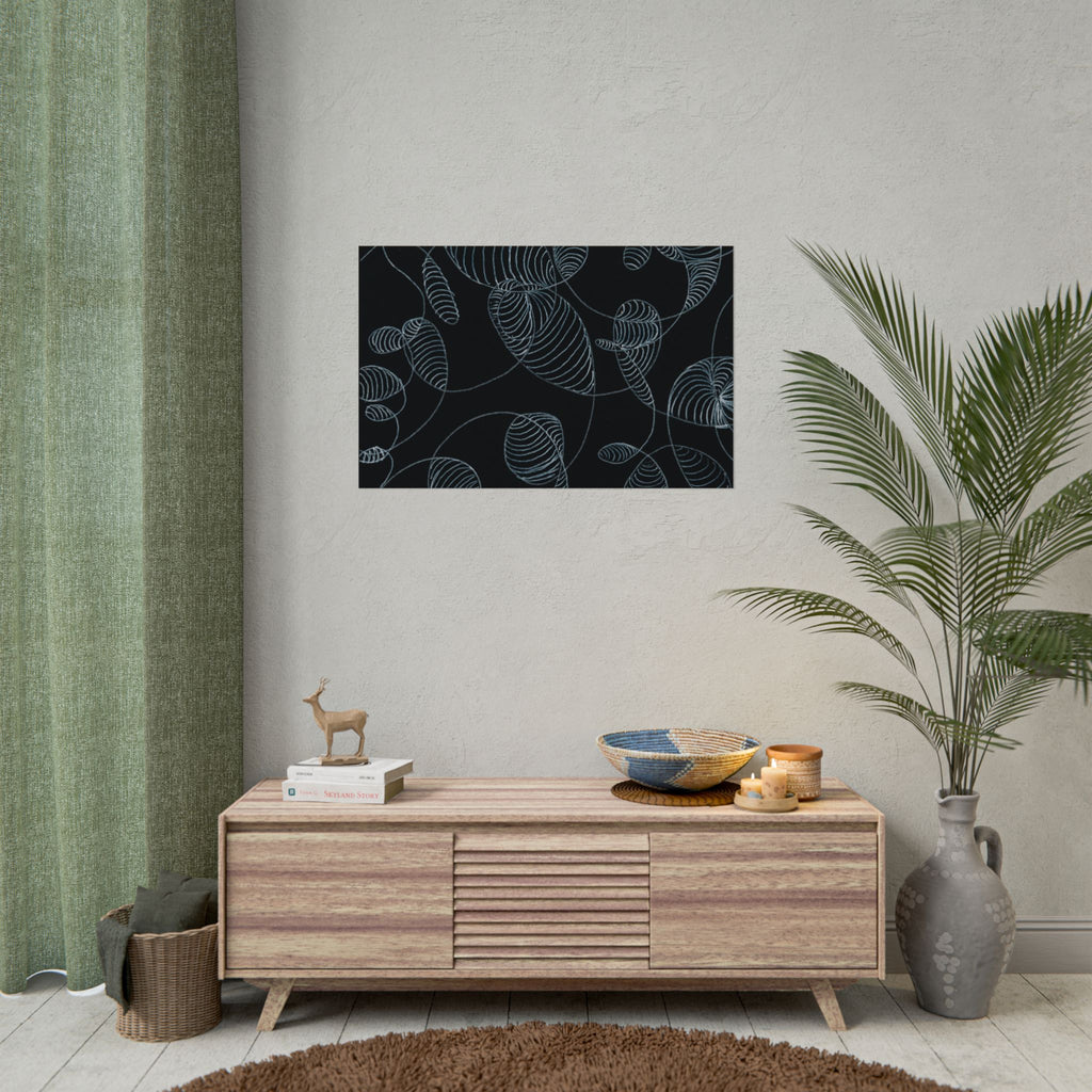 Open Edition Fine Art Print Collection Minimal Abstract Line Art Rolled Poster | 20x30