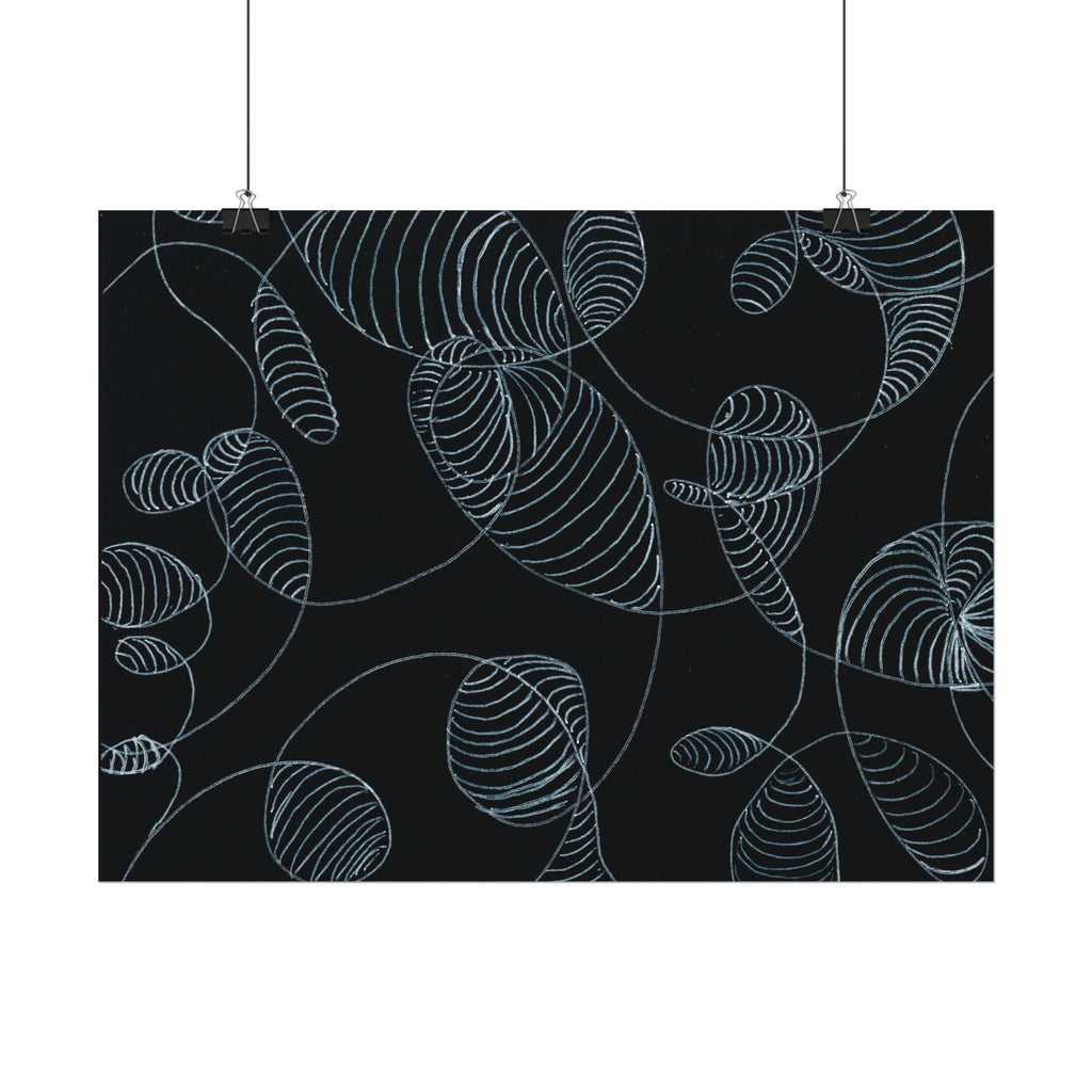 Open Edition Fine Art Print Collection Minimal Abstract Line Art Rolled Poster | 20x30