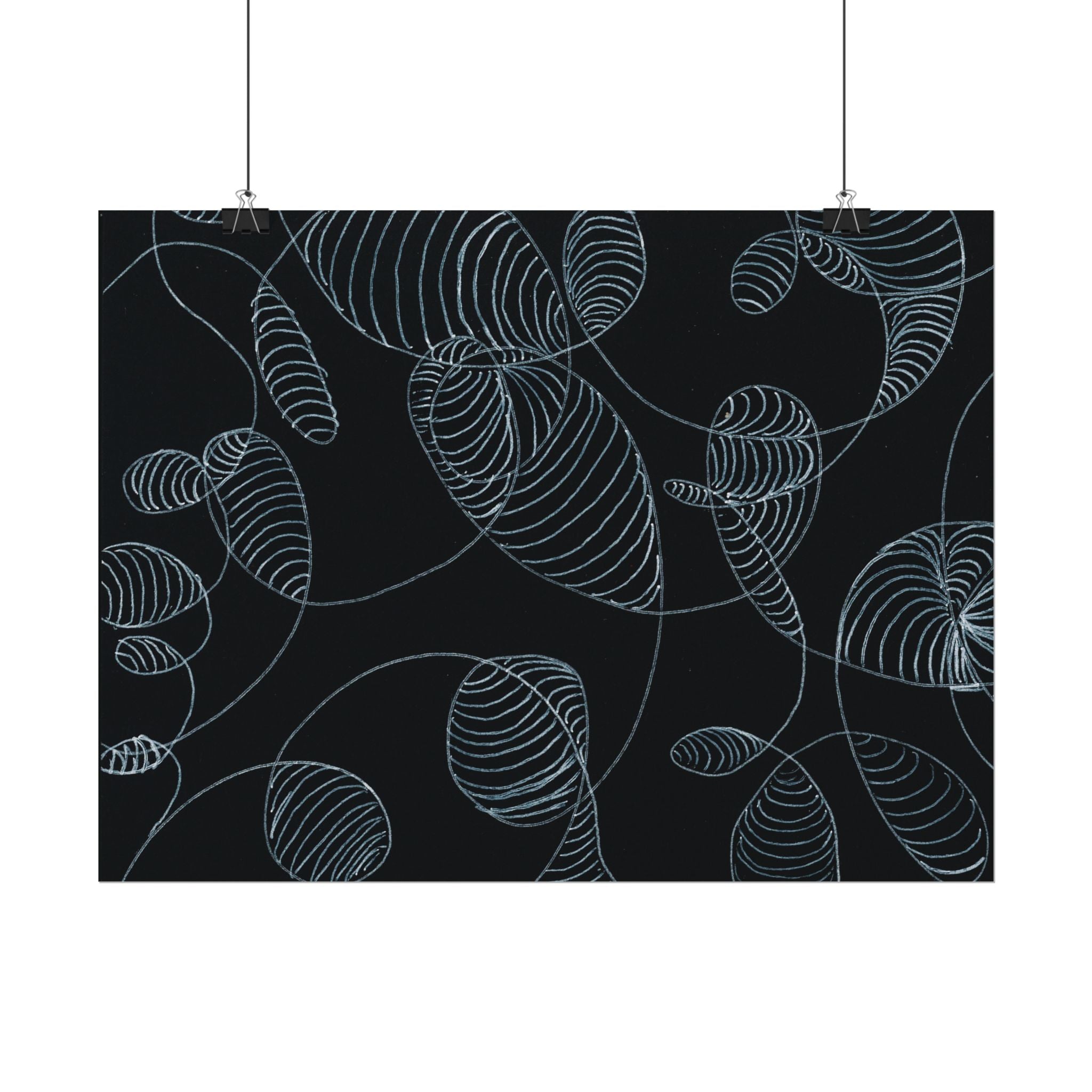 Open Edition Fine Art Print Collection Minimal Abstract Line Art Rolled Poster | 20x30