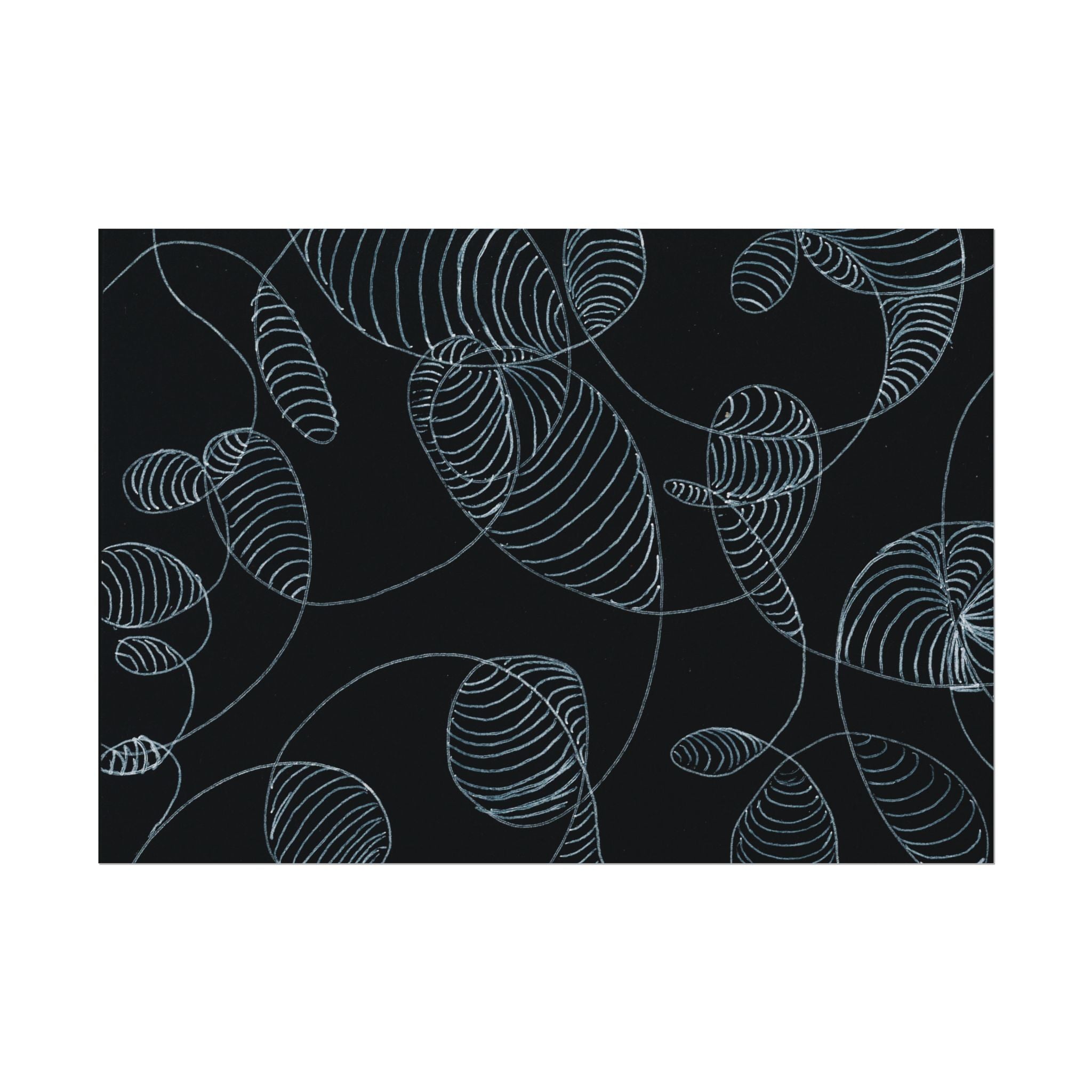 Open Edition Fine Art Print Collection Minimal Abstract Line Art Rolled Poster | 20x30