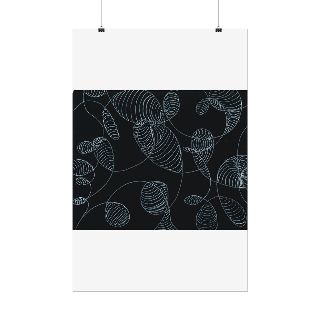 Open Edition Fine Art Print Collection Minimal Abstract Line Art Rolled Poster | 20x30