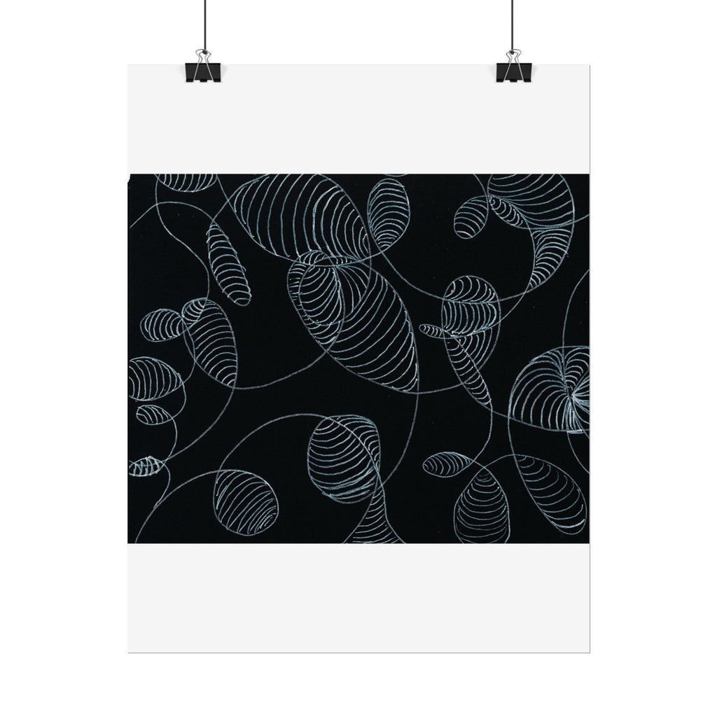 Open Edition Fine Art Print Collection Minimal Abstract Line Art Rolled Poster | 20x30