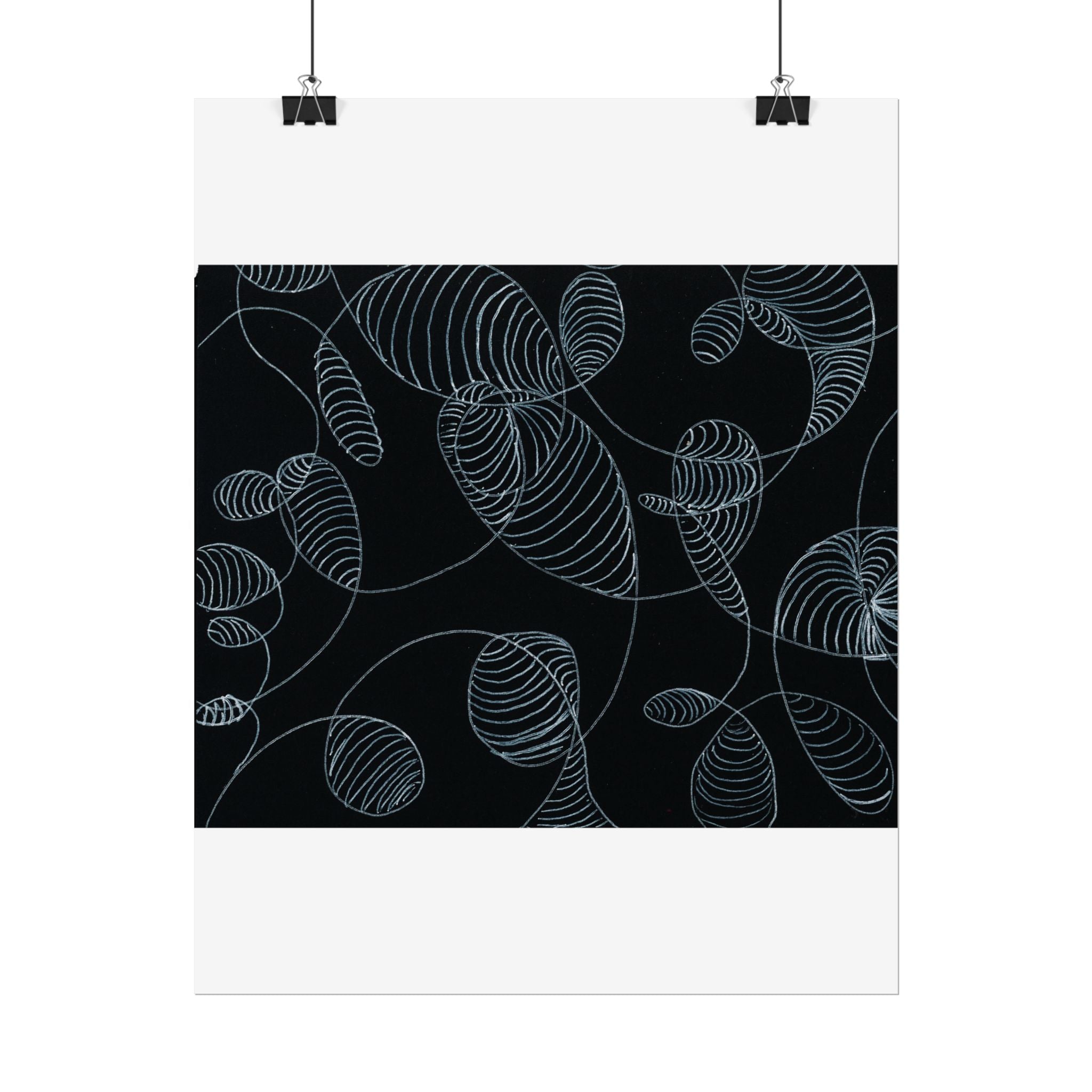 Open Edition Fine Art Print Collection Minimal Abstract Line Art Rolled Poster | 20x30