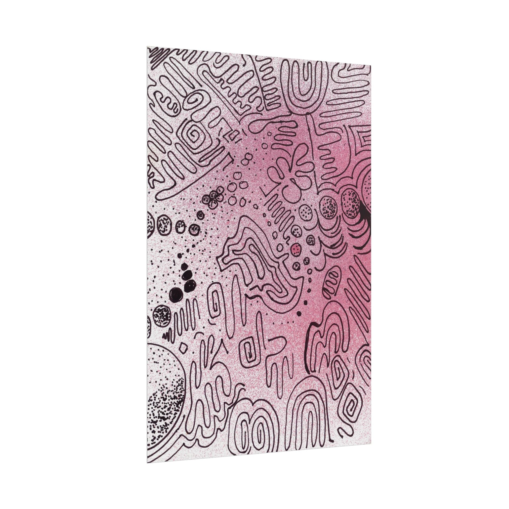 Open Edition Fine Art Print  Abstract Wall Art  285gsm Museum Matte Paper  Large 20x30 Vertical Artwork Modern Decor