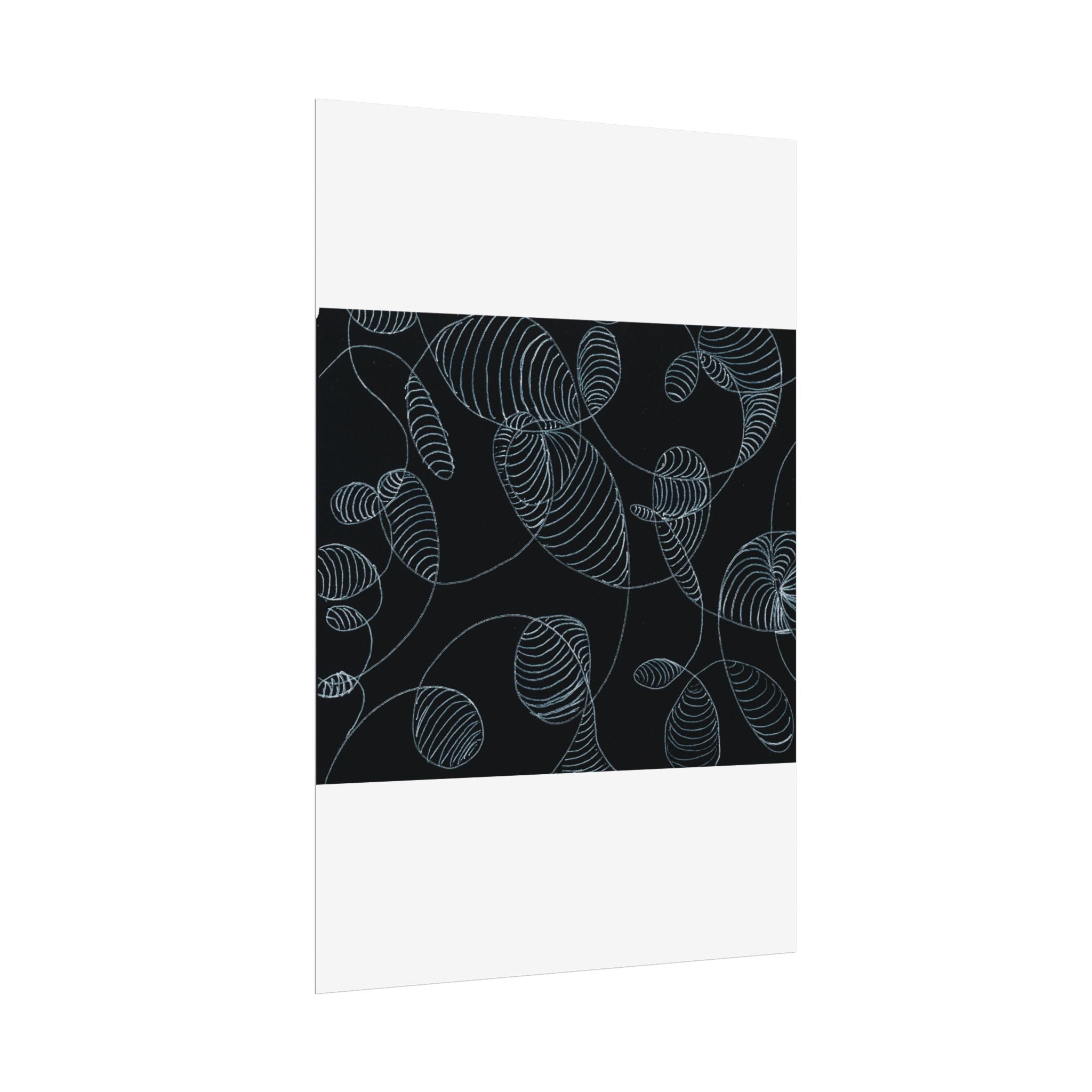 Open Edition Fine Art Print Collection Minimal Abstract Line Art Rolled Poster | 20x30