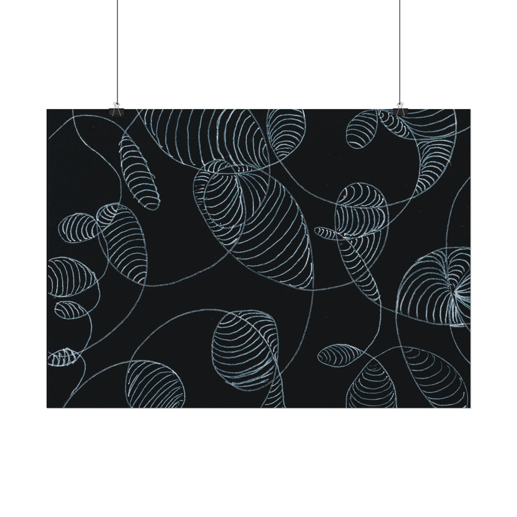 Open Edition Fine Art Print Collection Minimal Abstract Line Art Rolled Poster | 20x30