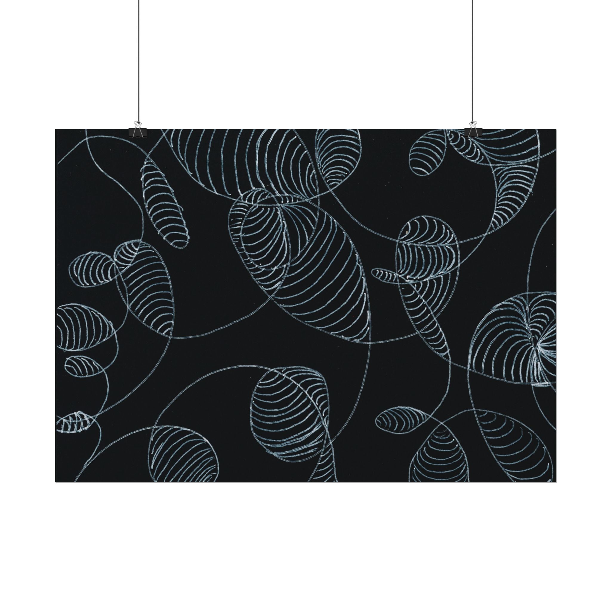 Open Edition Fine Art Print Collection Minimal Abstract Line Art Rolled Poster | 20x30