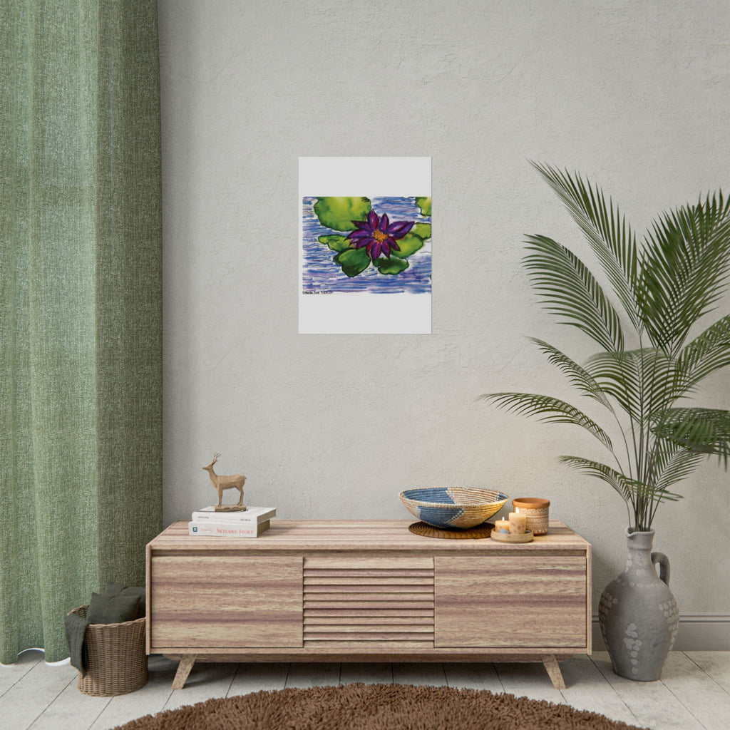 Open Edition Fine Art Print  Abstract Floral Wall Art  285gsm Modern Botanical Decor