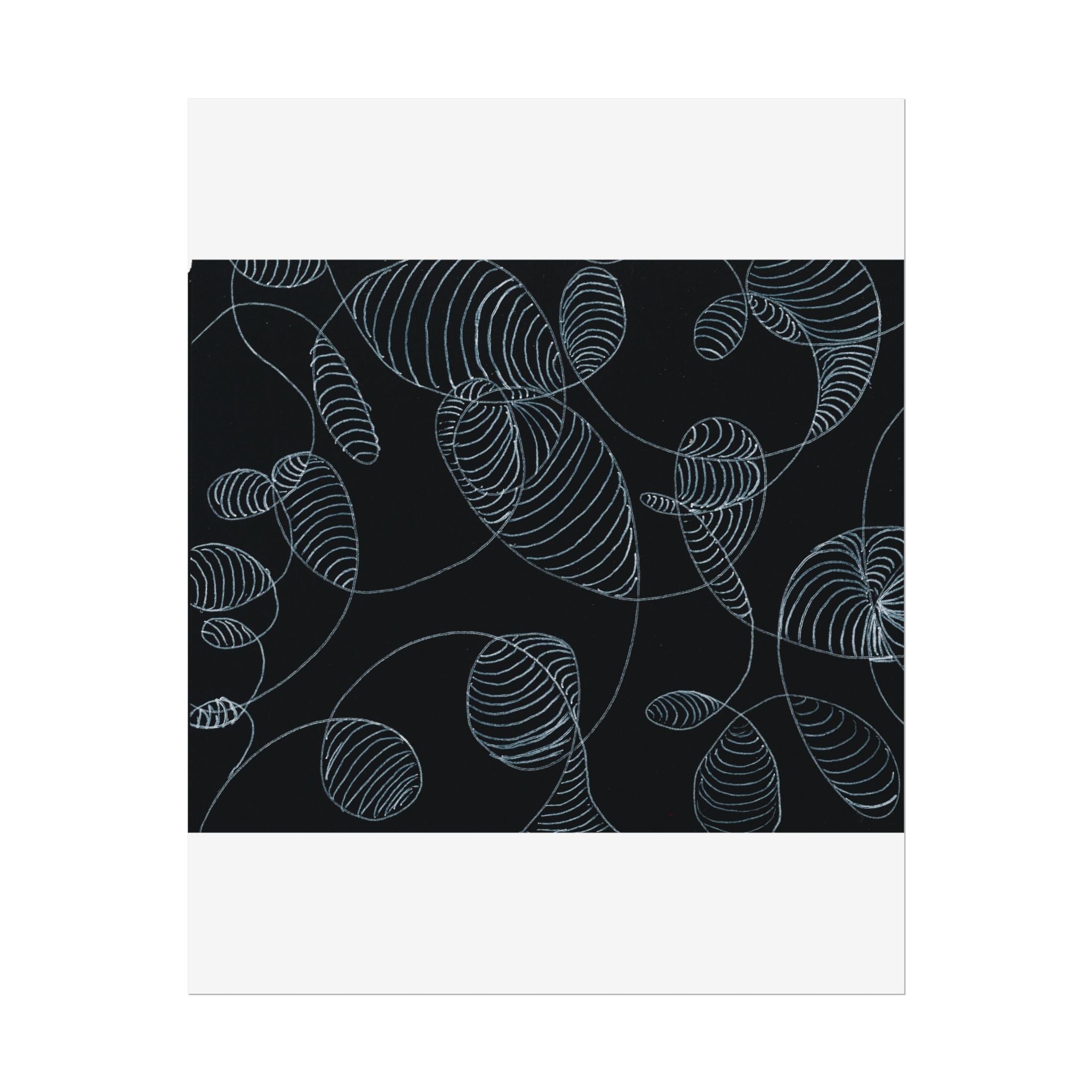 Open Edition Fine Art Print Collection Minimal Abstract Line Art Rolled Poster | 20x30
